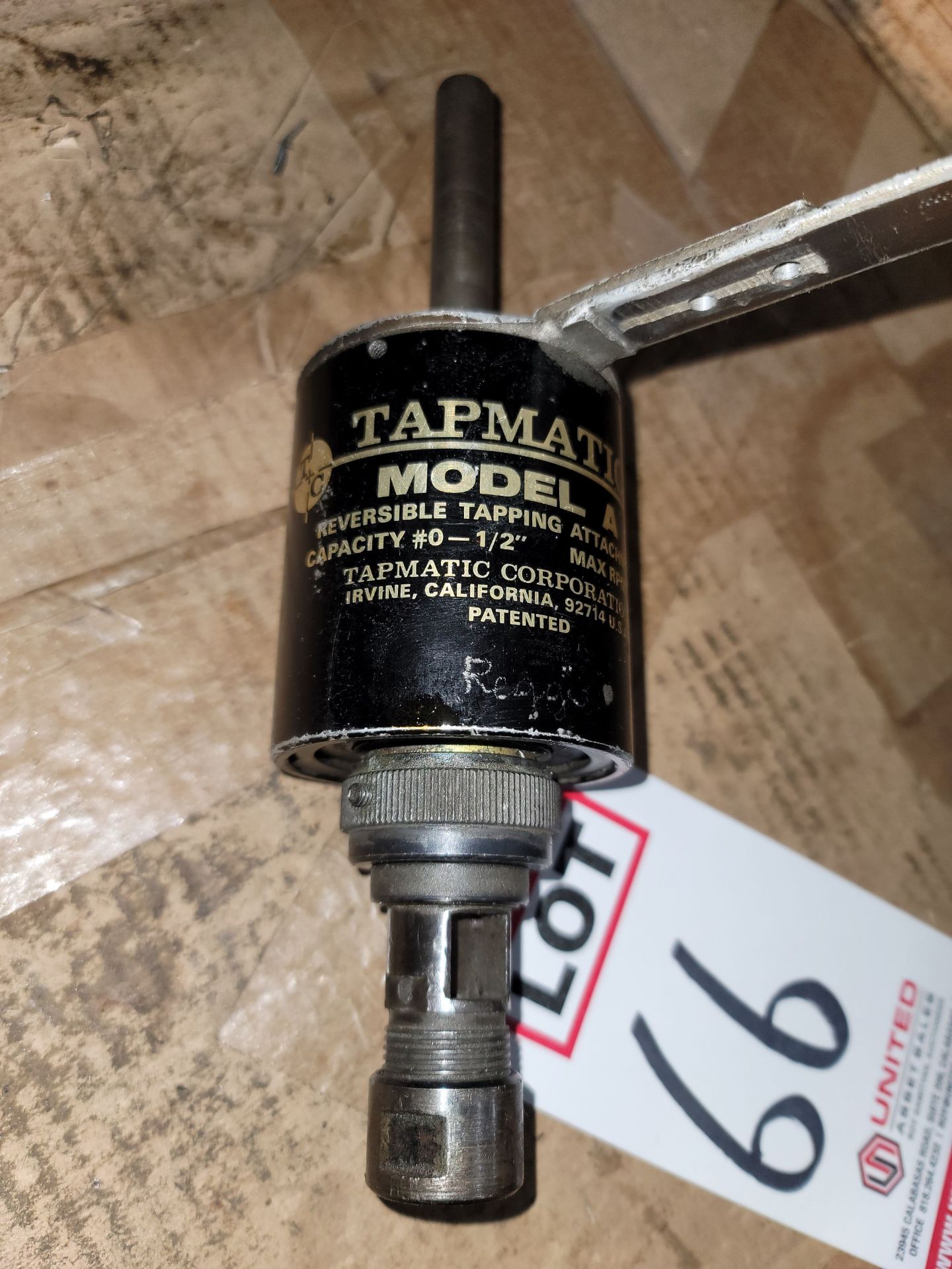 TAPMATIC TAPPING HEAD, MODEL A, CAPACITY #0-1/2" - Image 2 of 2
