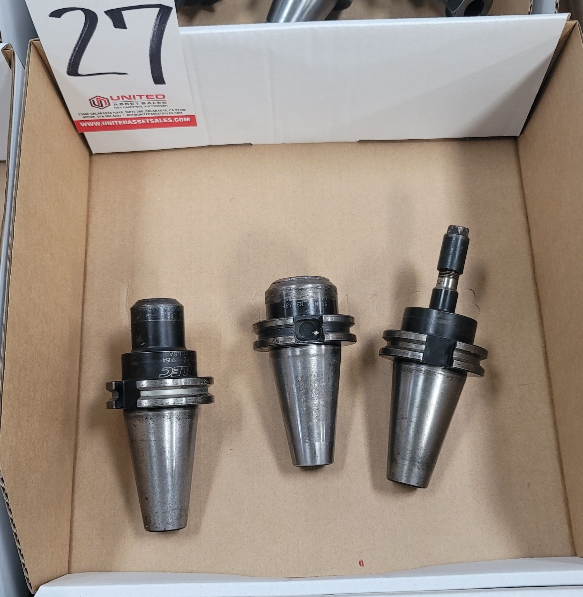 LOT - (3) 40 TAPER TOOL HOLDERS