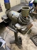 HDT DOUBLE END GRINDER/BUFFER, MODEL GS-612, 1/2 HP, W/ STAND