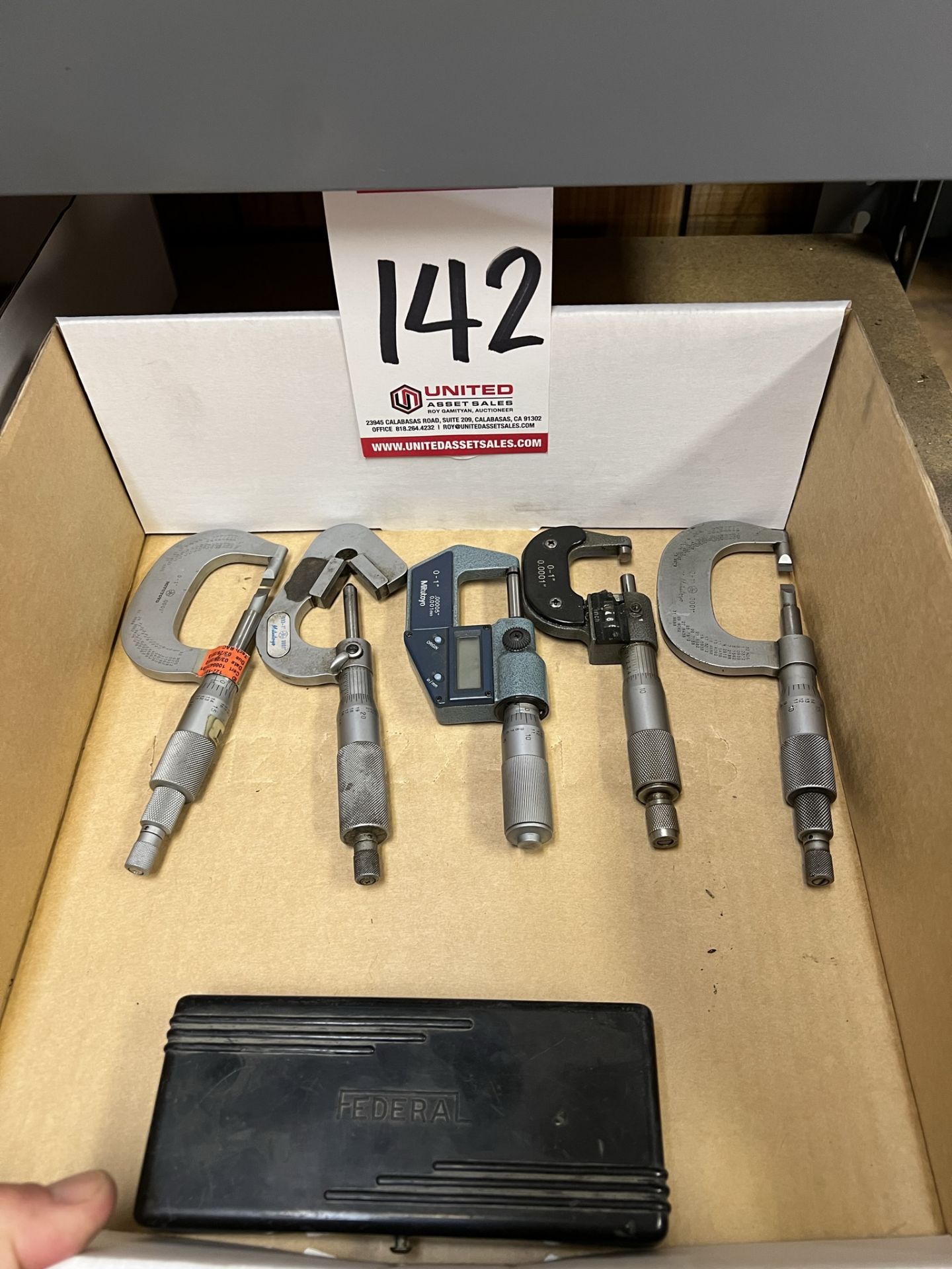 LOT - (6) ASSORTED MICROMETERS