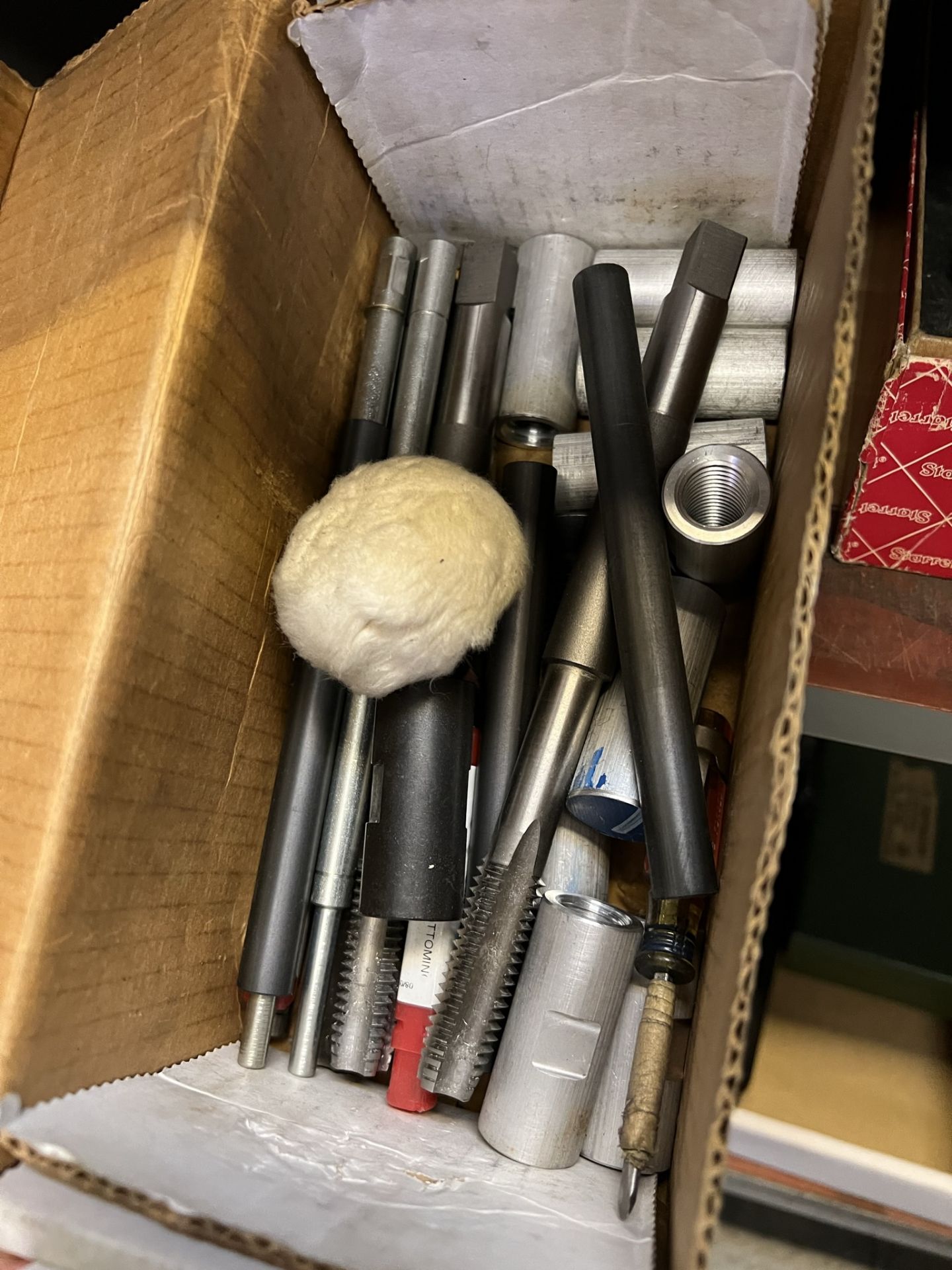 LOT - ASSORTED TAPS AND RODS