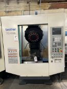 2008 BROTHER TC-S2A DRILL & TAP CENTER, XYZ TRAVELS: 27" X 14" X 10", TABLE WORKING SURFACE: 31" X