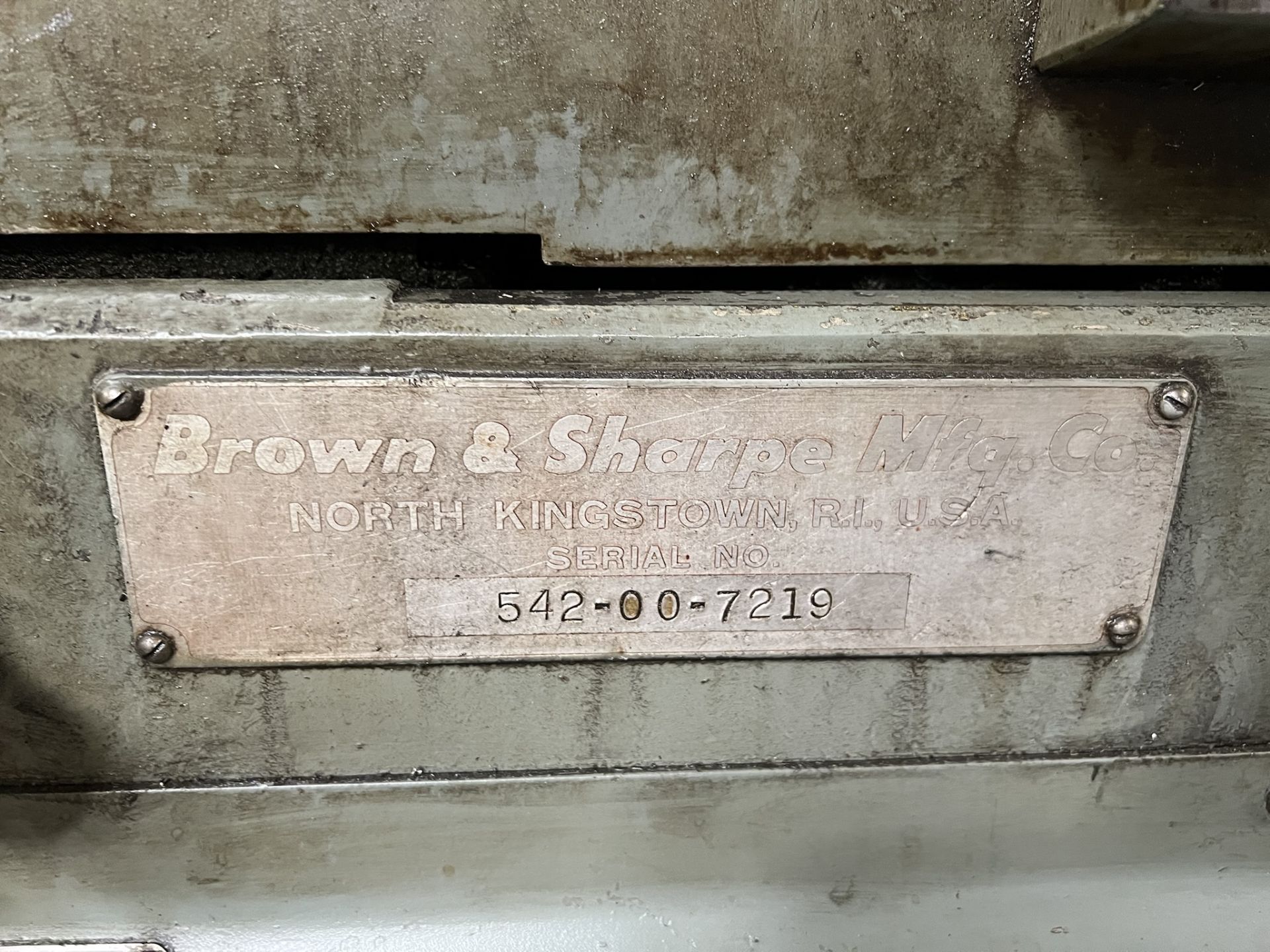 BROWN & SHARPE 00 ULTRAMATIC SCREW MACHINE, 1/2", S/N 542-00-7219 - Image 4 of 4