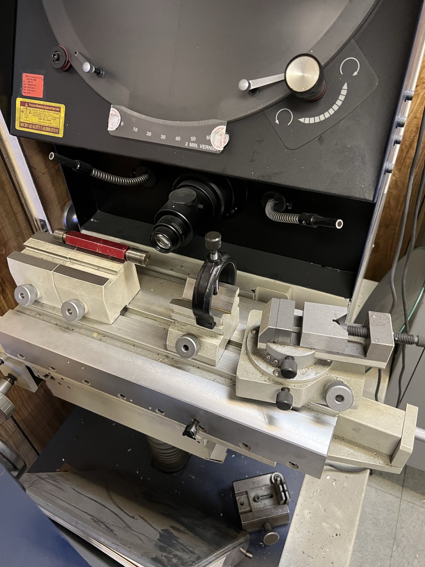 MITUTOYO OPTICAL COMPARATOR, MODEL PH-14LS, W/ MITUTOYO MICROPAK 2 DRO - Image 4 of 4