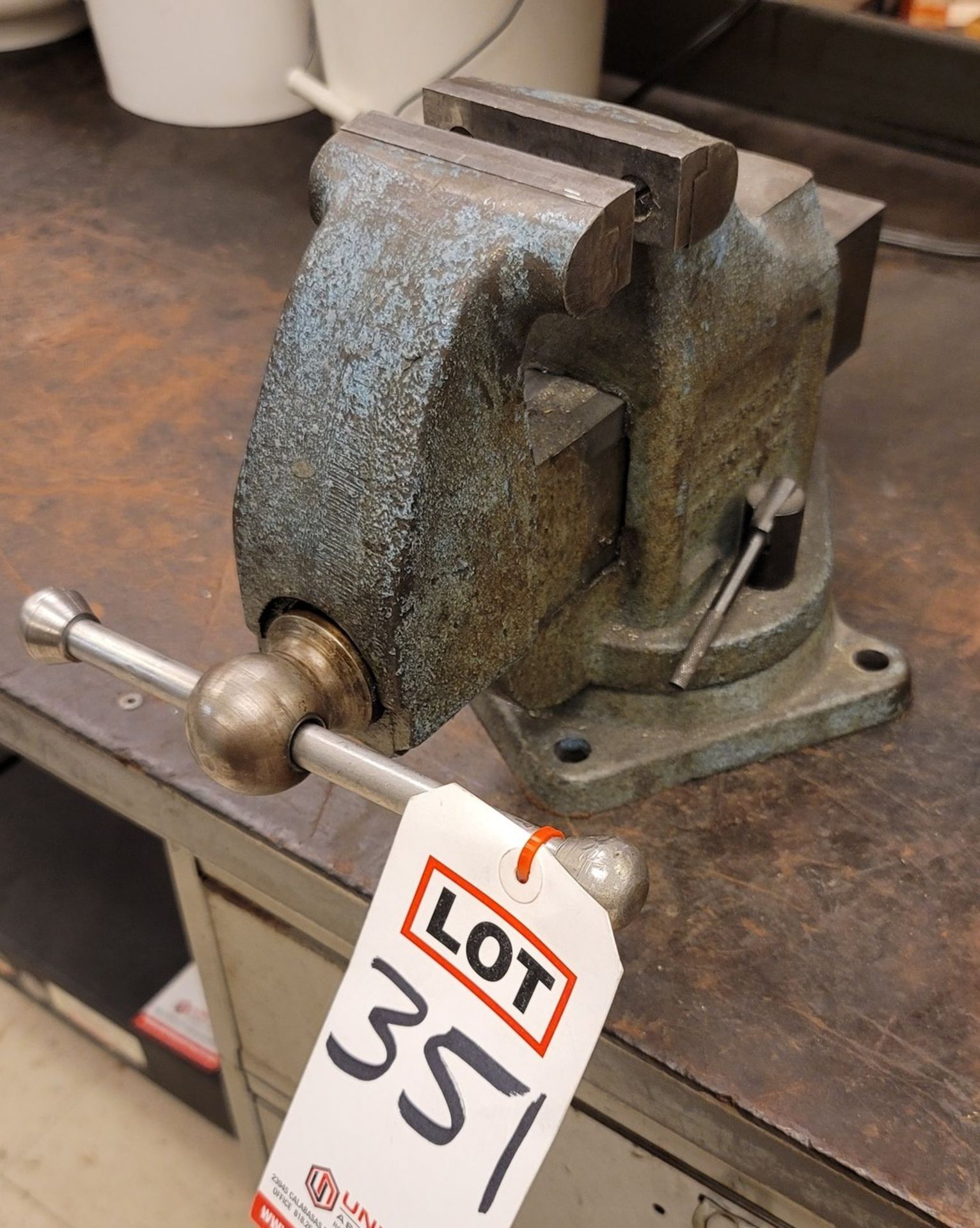 STARRETT 3-1/2" BENCH VISE