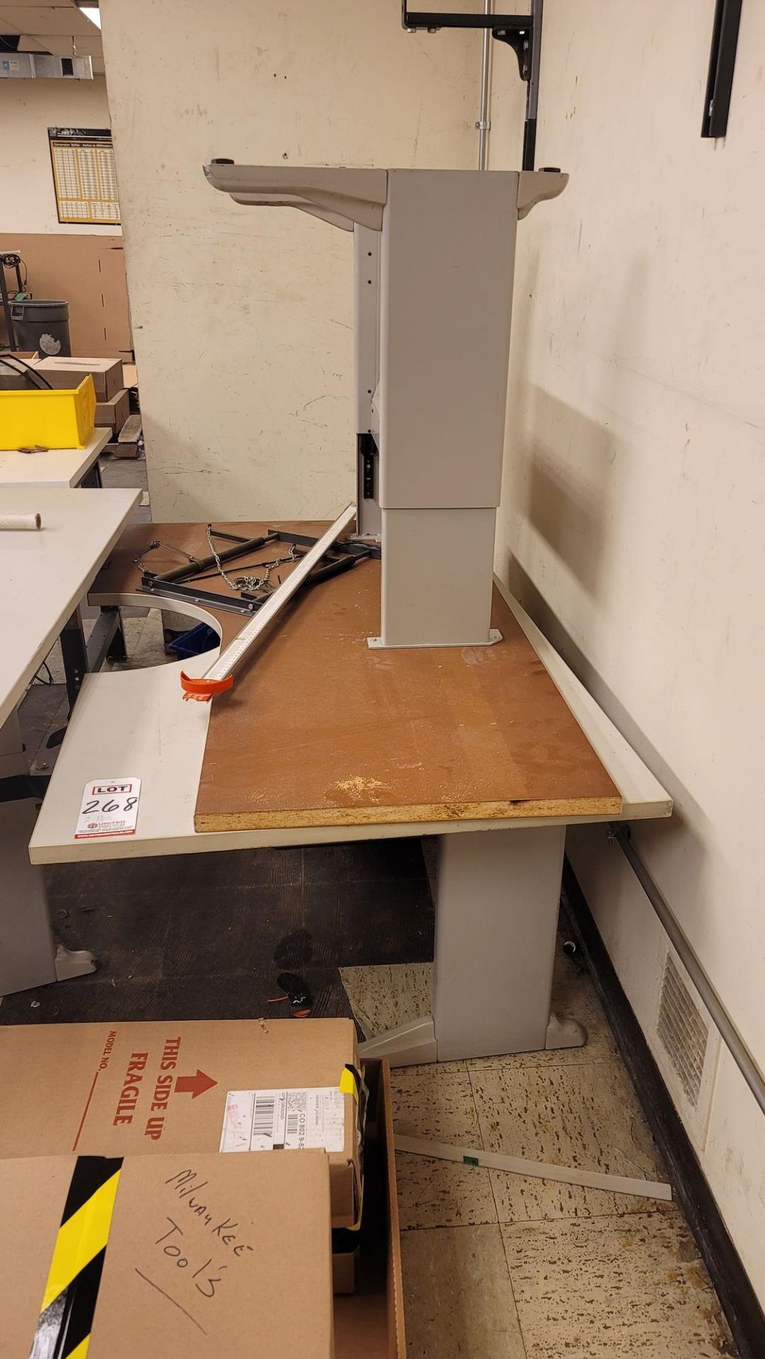 LOT - (2) LIFT TABLES, 5' X 3' X 3'