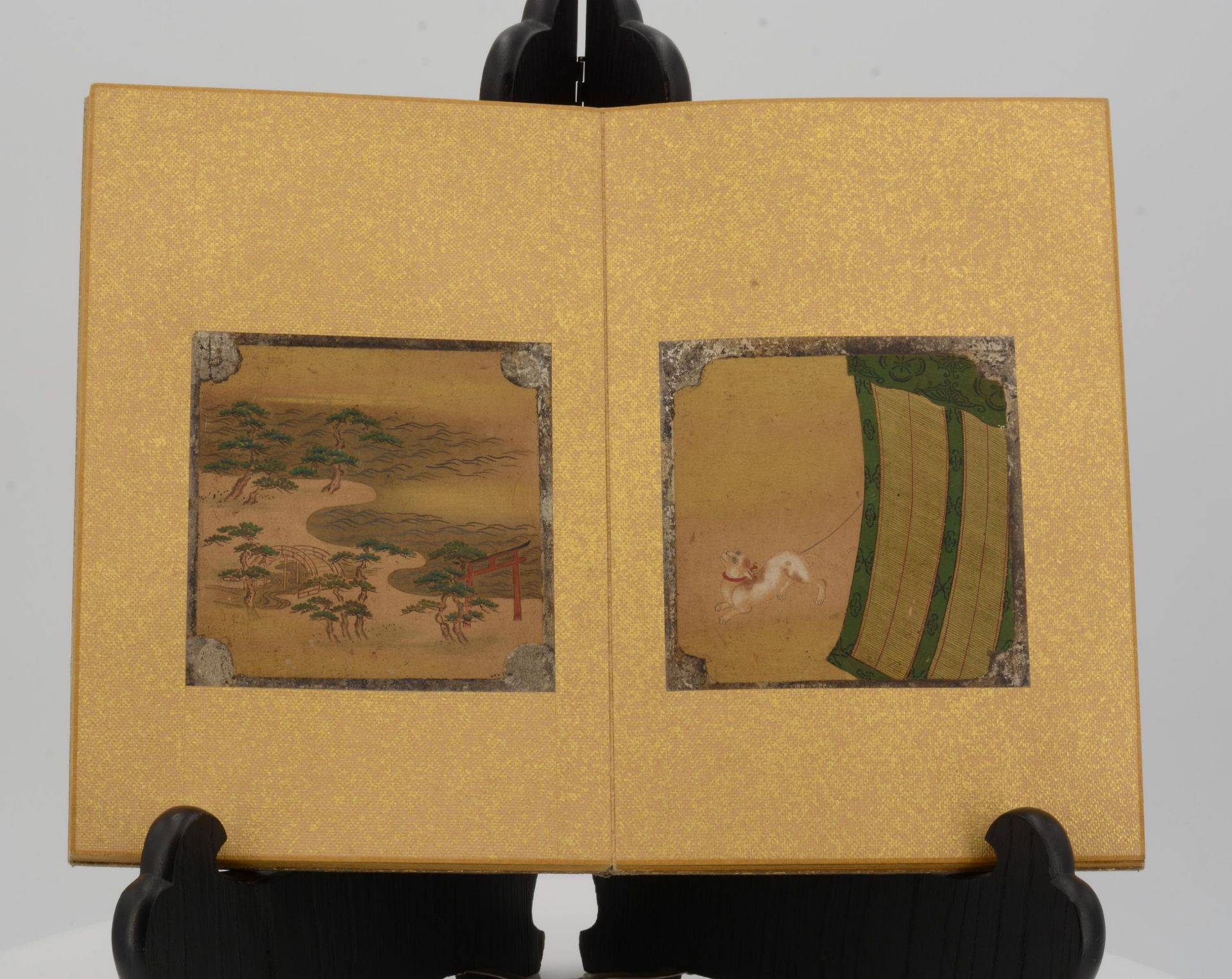 LEPORELLO WITH 24 SMALL DRAWING ABOUT POEMS. Japan. Edo period (1603-1868). Tosa School. Ink and - Bild 7 aus 17