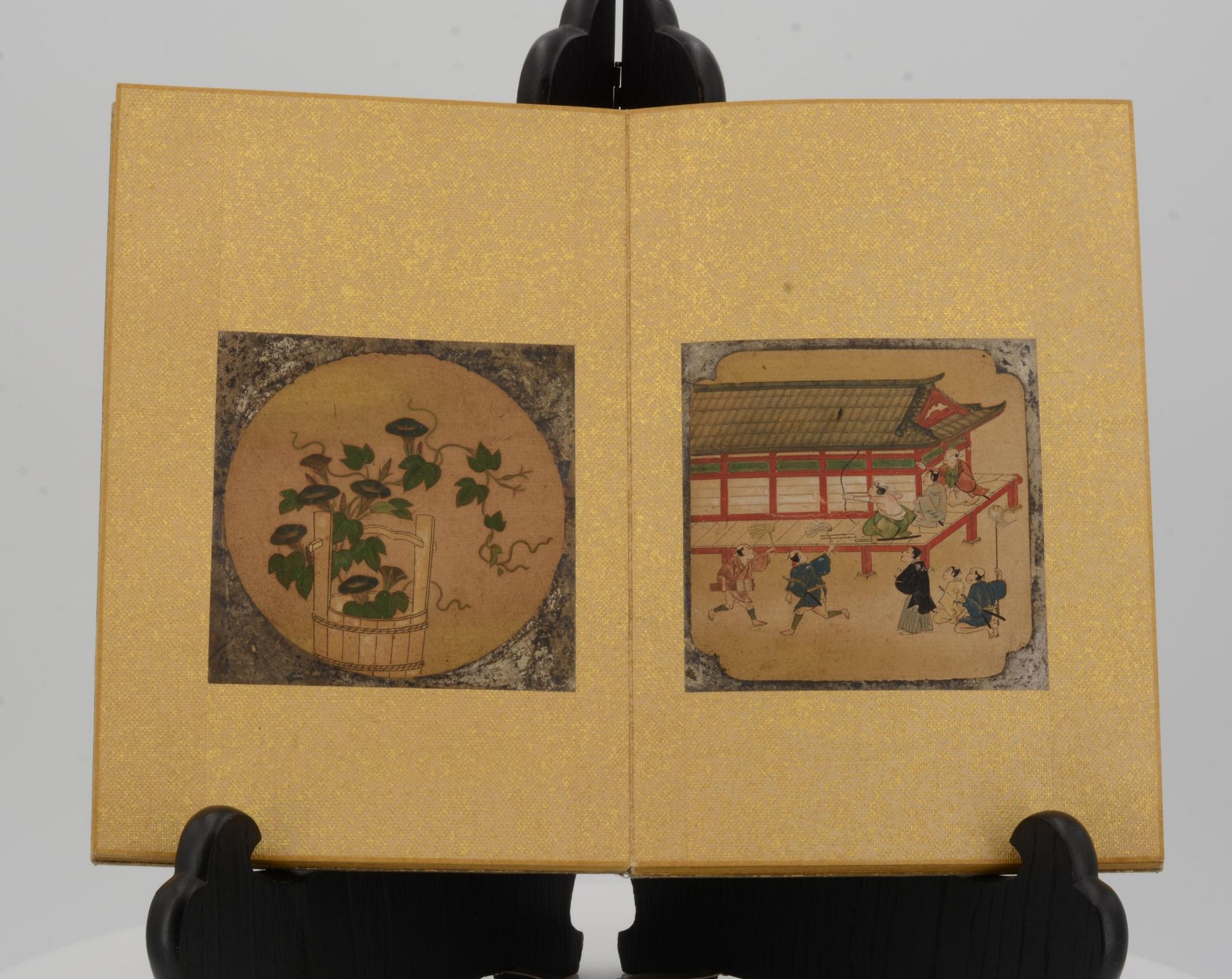 LEPORELLO WITH 24 SMALL DRAWING ABOUT POEMS. Japan. Edo period (1603-1868). Tosa School. Ink and - Bild 9 aus 17