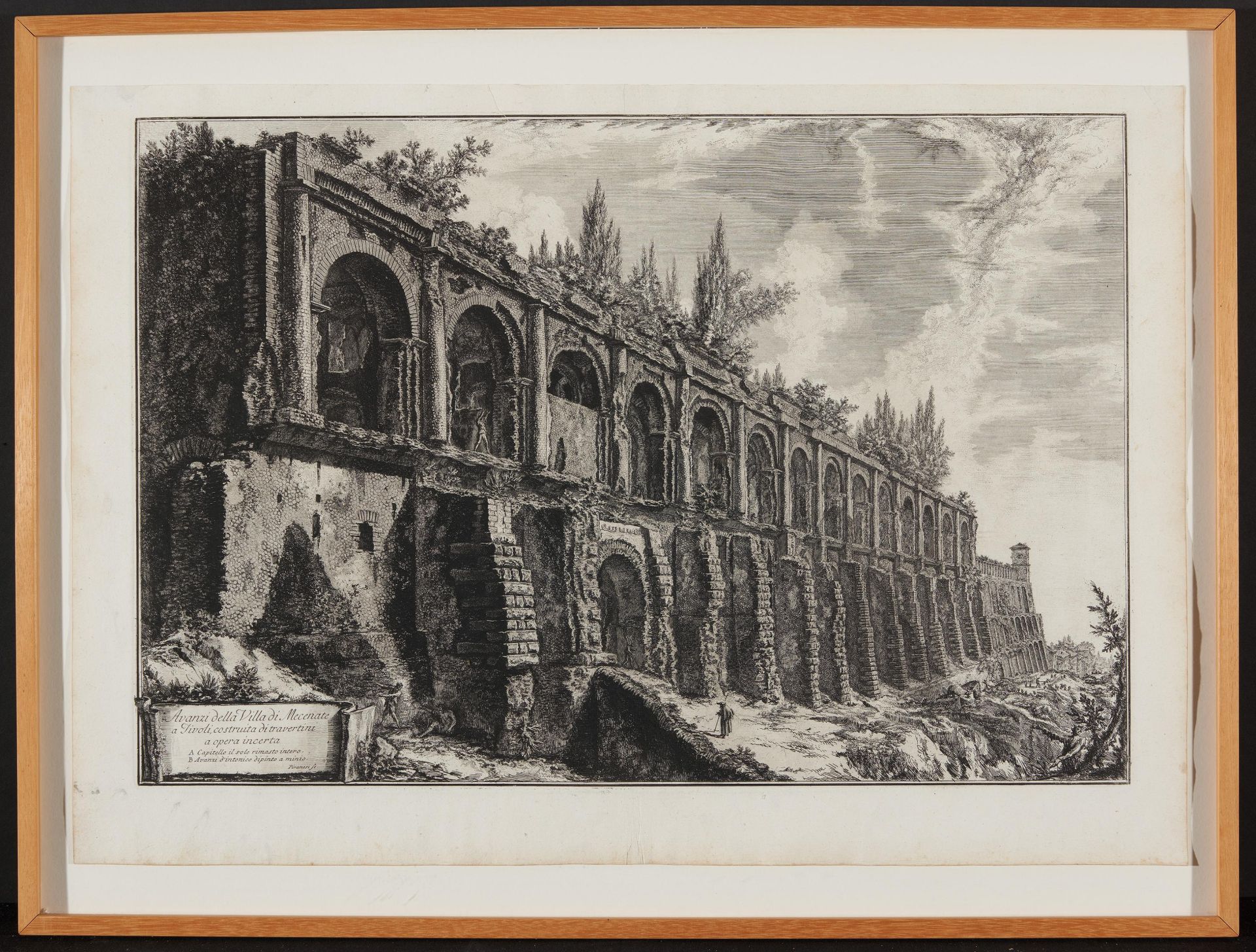 Piranesi, Giovanni-Battista. Rom 1720 - 1778 – nach. Drei Radierungen: a) Veduta di un Eliocamino. - Bild 3 aus 11