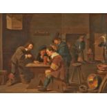 Teniers, David d.J 1610 Antwerpen - 1690 Brüssel. Nachfolge. Wirtshausszene mit Spielern und