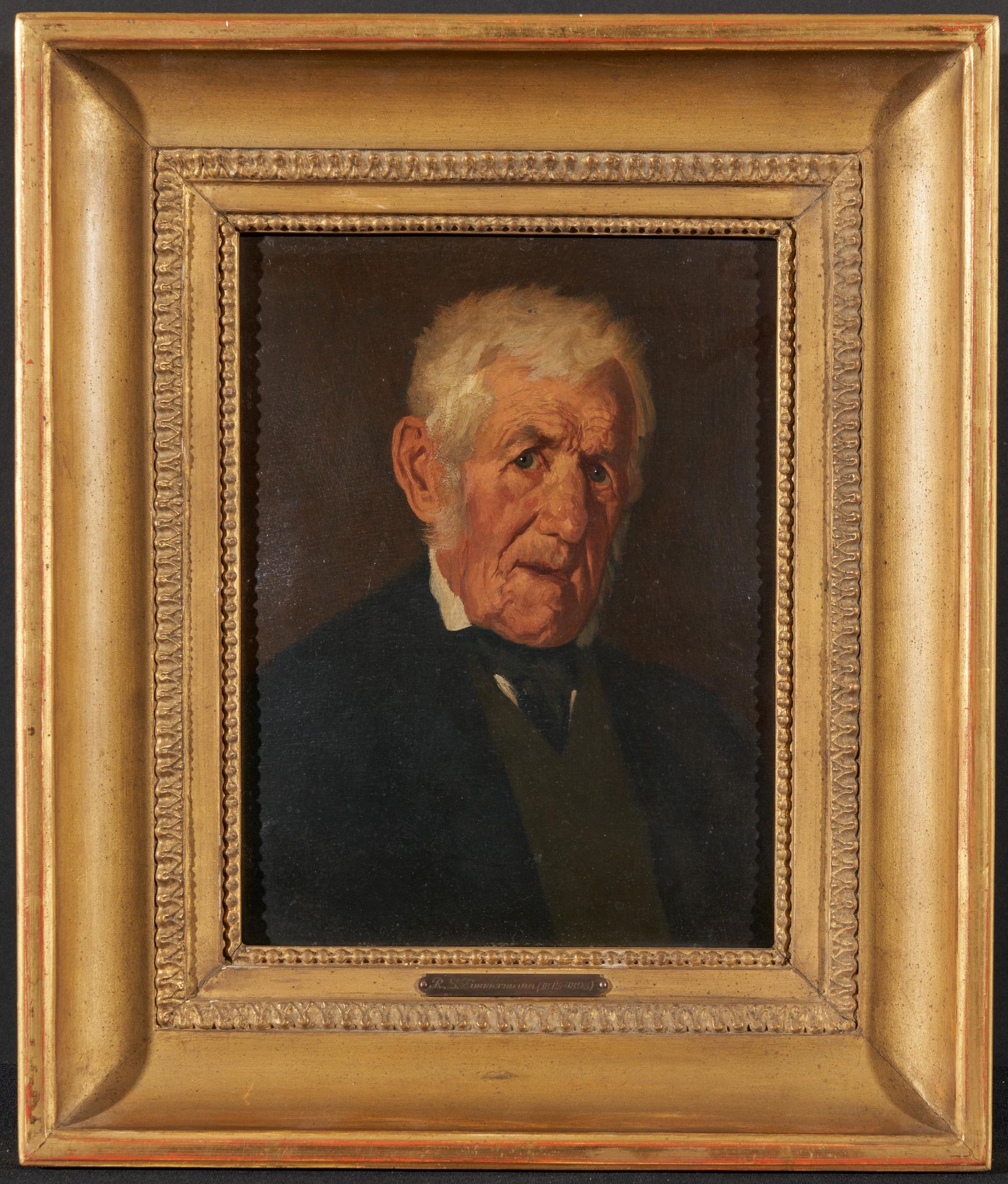 Zimmermann, Reinhard Sebastian. 1815 Hagnau - 1893 München. Der Himbeerebauer. Öl auf Karton. 23,5 x - Bild 2 aus 4