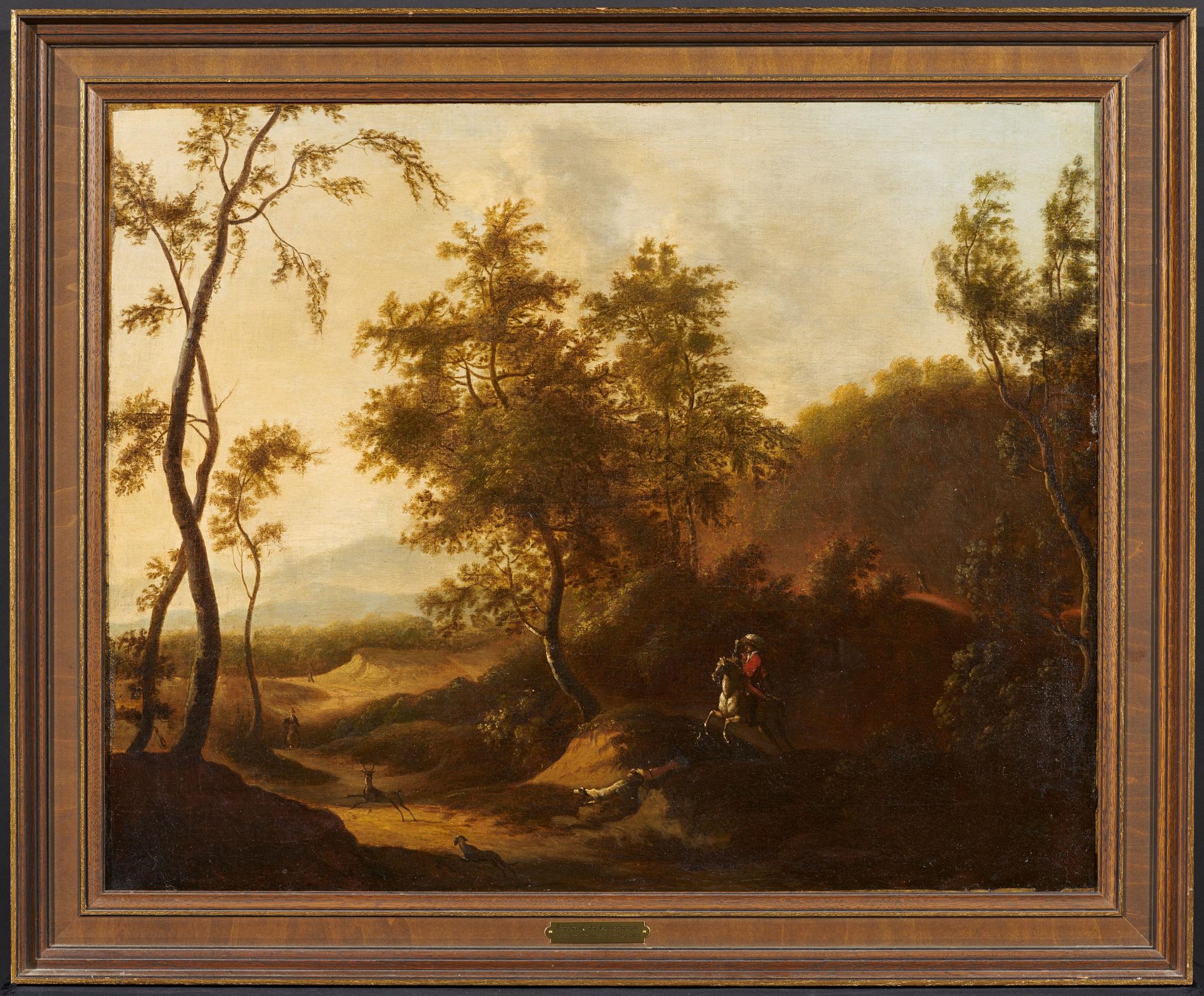 Moucheron, Frederic de. 1633 Emden - 1686 Amsterdam – zugeschrieben. Waldlandschaft mit - Image 2 of 4