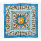 CHOPARD Silk scarf. France. Silk, ca. 90,0 x 90,0 cm. Good condition. Slight signs of wear and
