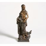 QUELLNYMPHE. Bronze. H.53cm. Bezeichnet Teis. Zustand B. Provenienz:Sammlung Horst Jouy.