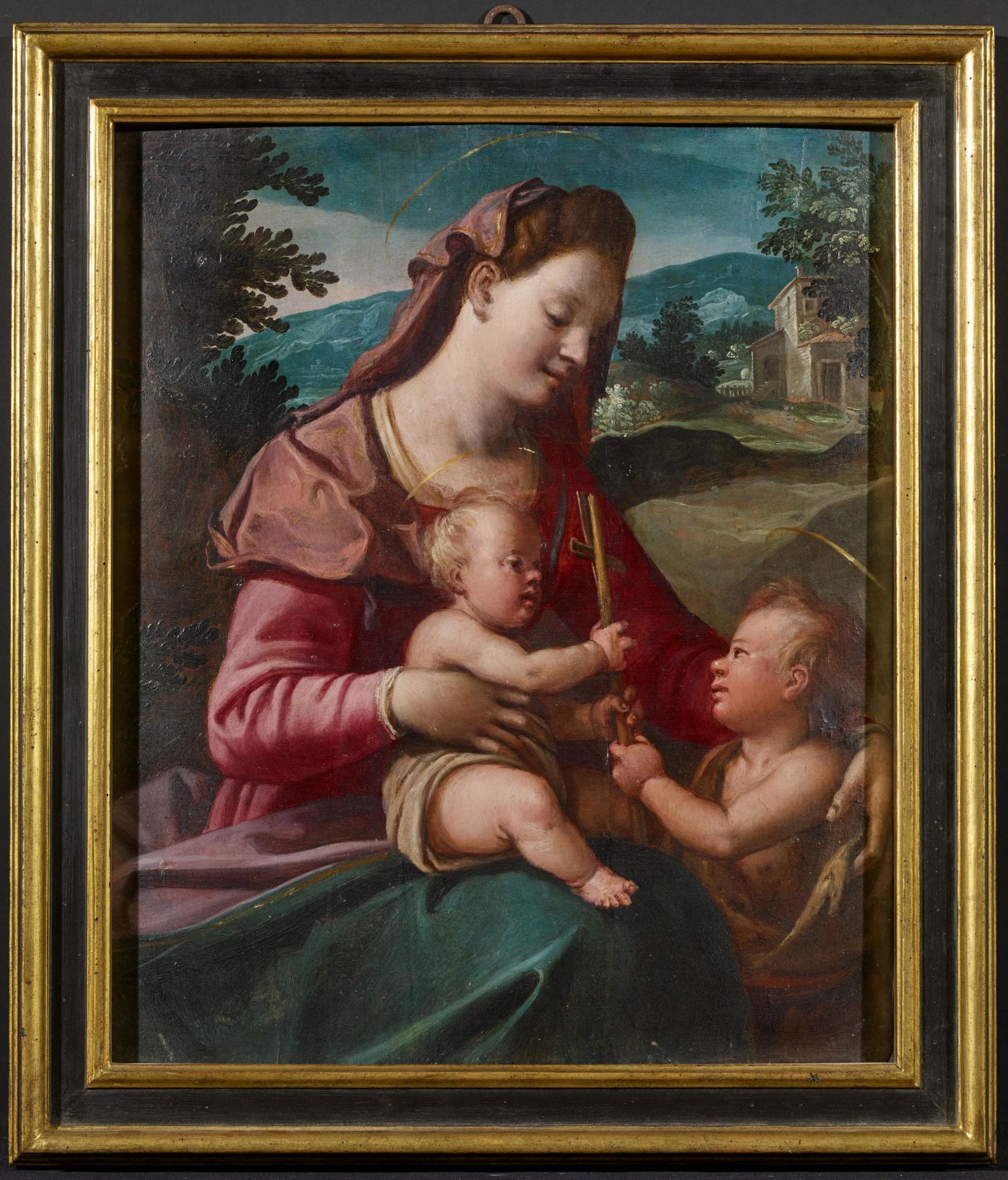 Madonna und Kind mit dem Johannesknaben - Bild 2 aus 4