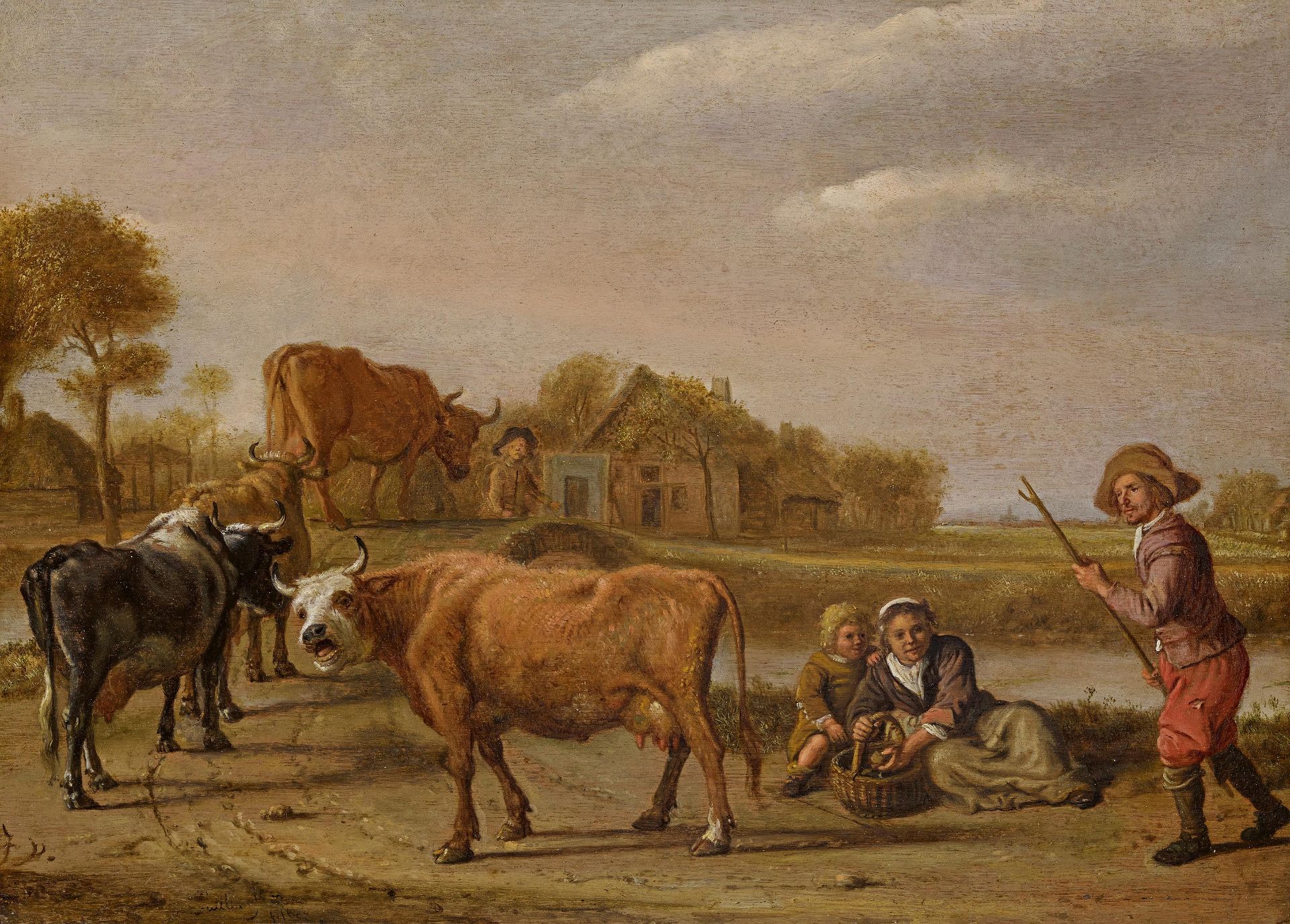Viehtrieb in Holland