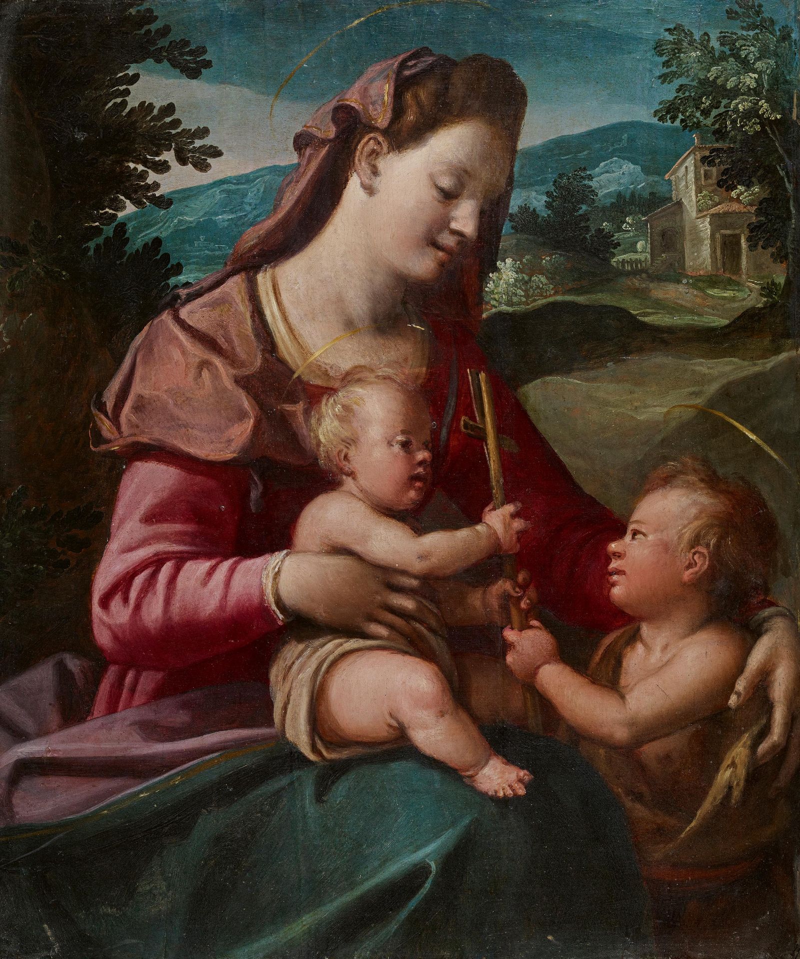 Madonna und Kind mit dem Johannesknaben