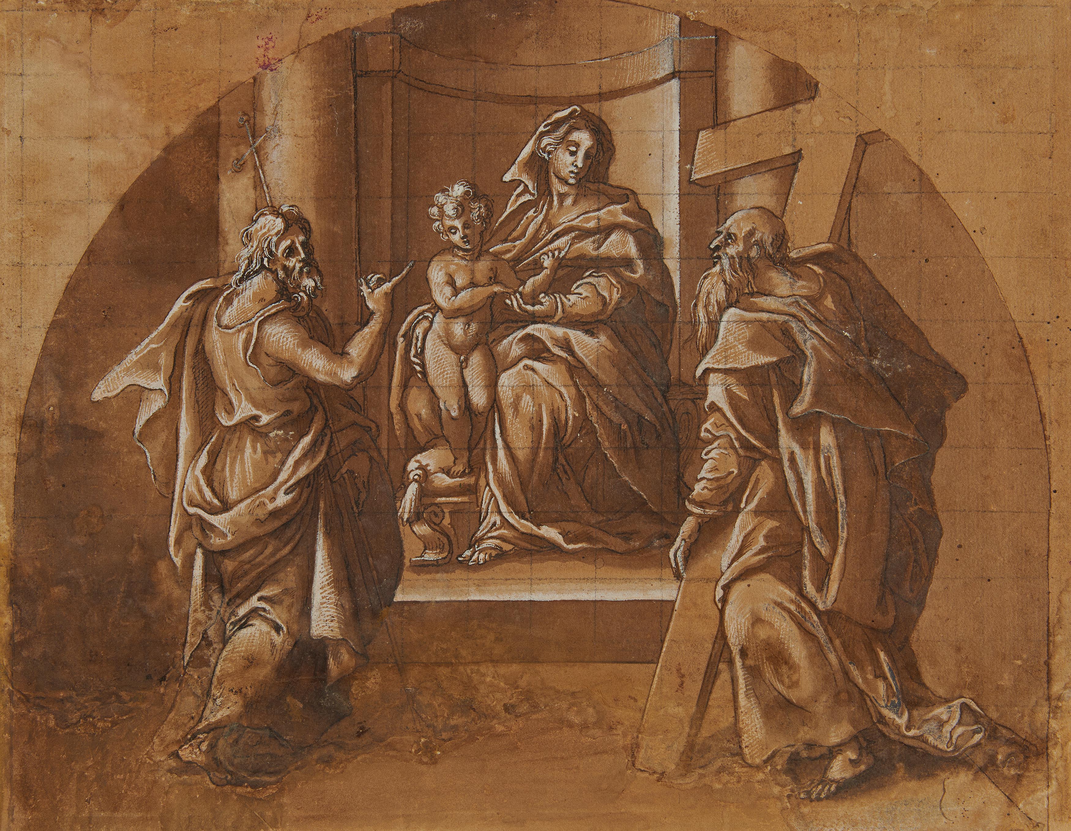 Madonna mit Jesuskind, Johannes dem Täufer und dem Heiligen Andreas