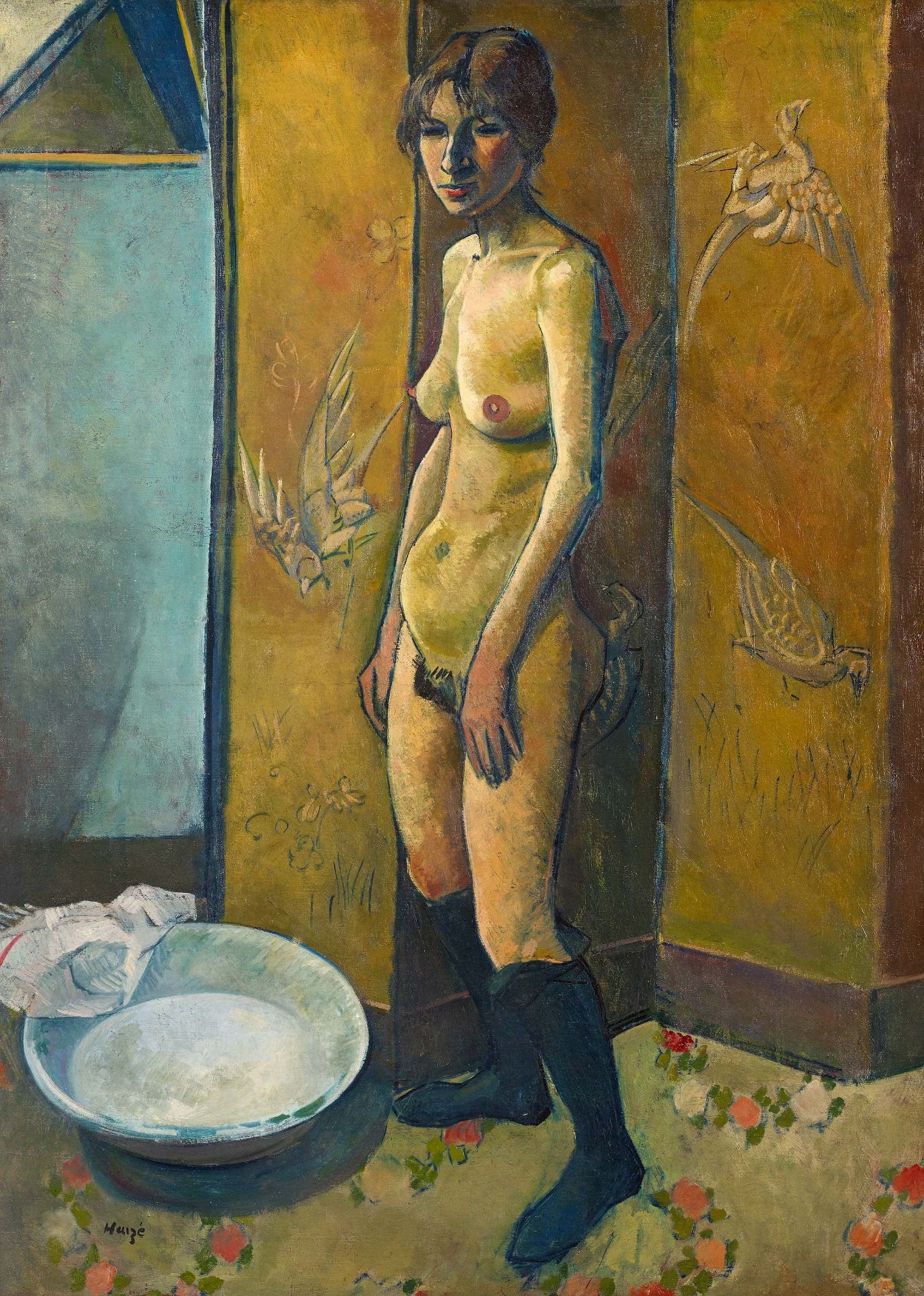 Femme à sa toilette