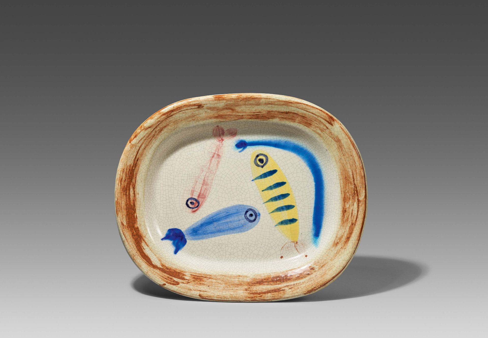 Four polychrome fishes