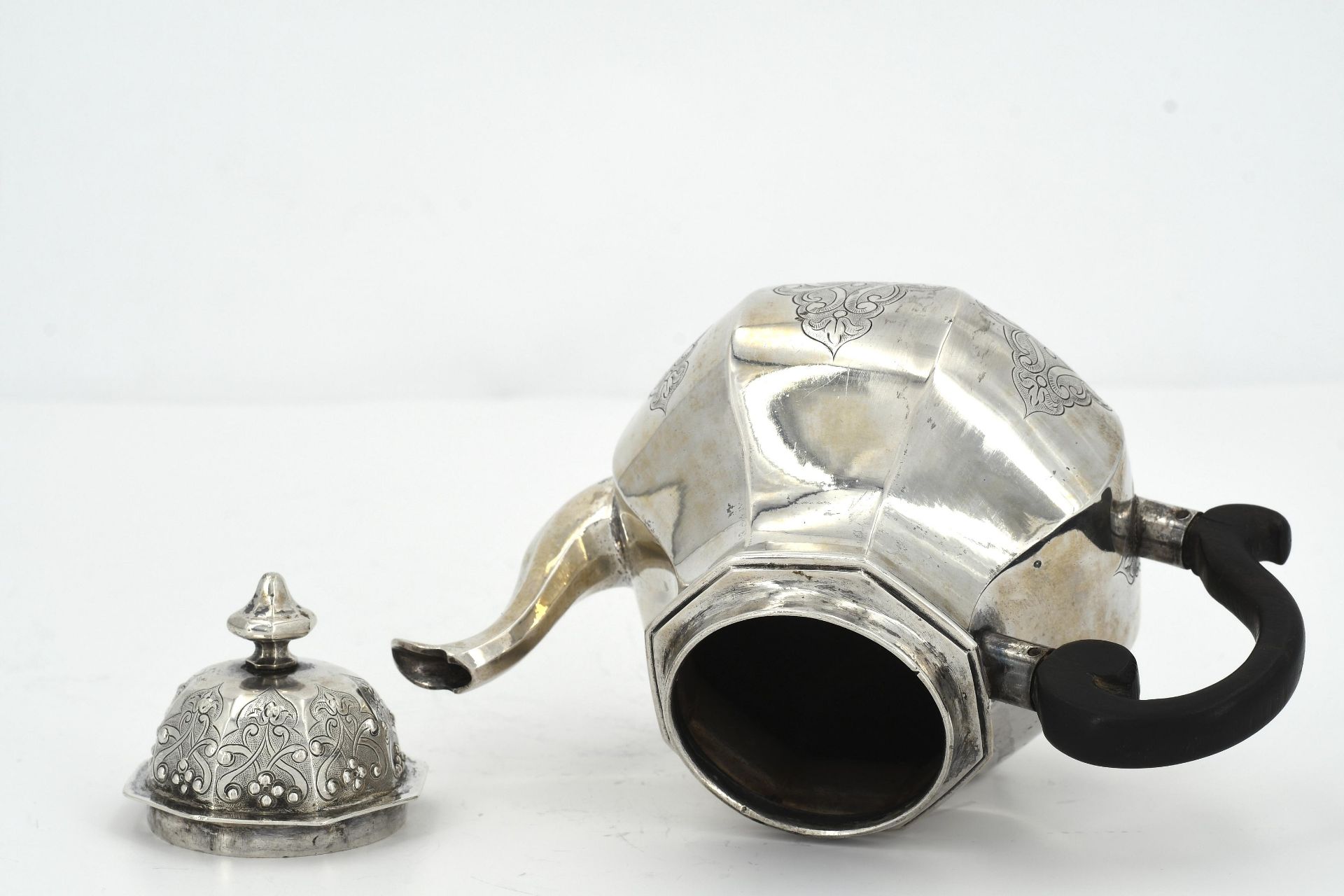 Régence silver tea pot - Image 6 of 7
