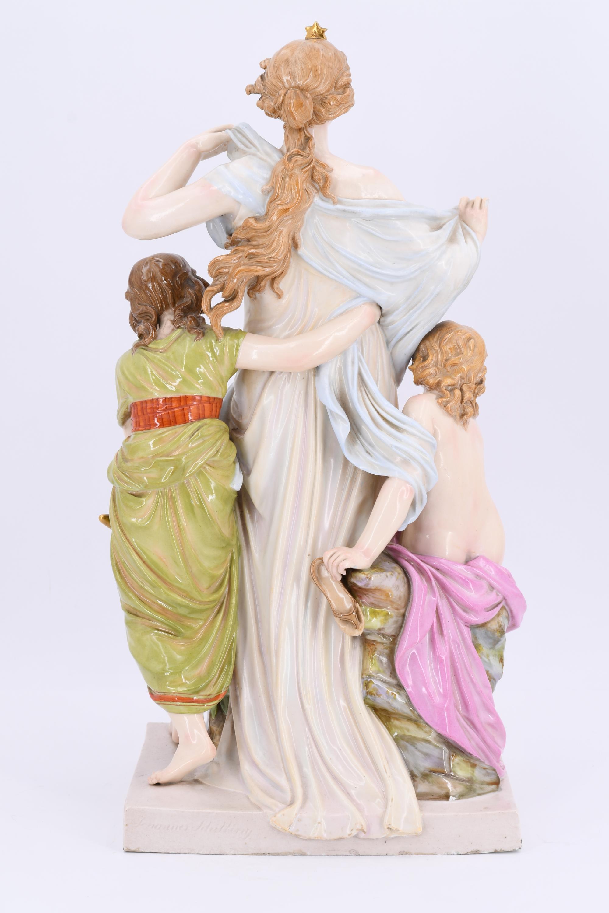 Porcelain allegory "Morning" - Image 4 of 7