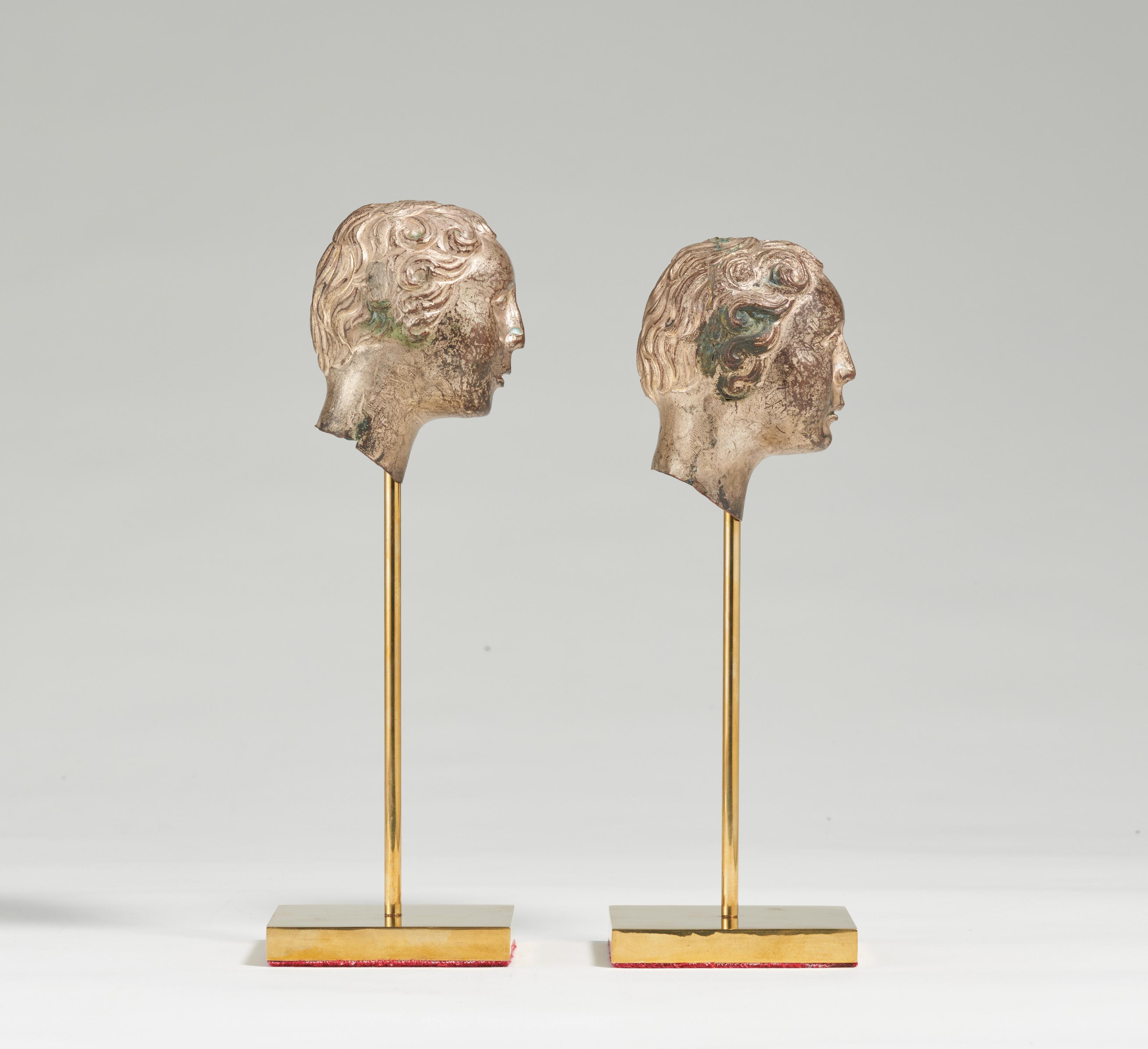 TWO HEADS MADE OF METAL - Image 4 of 5