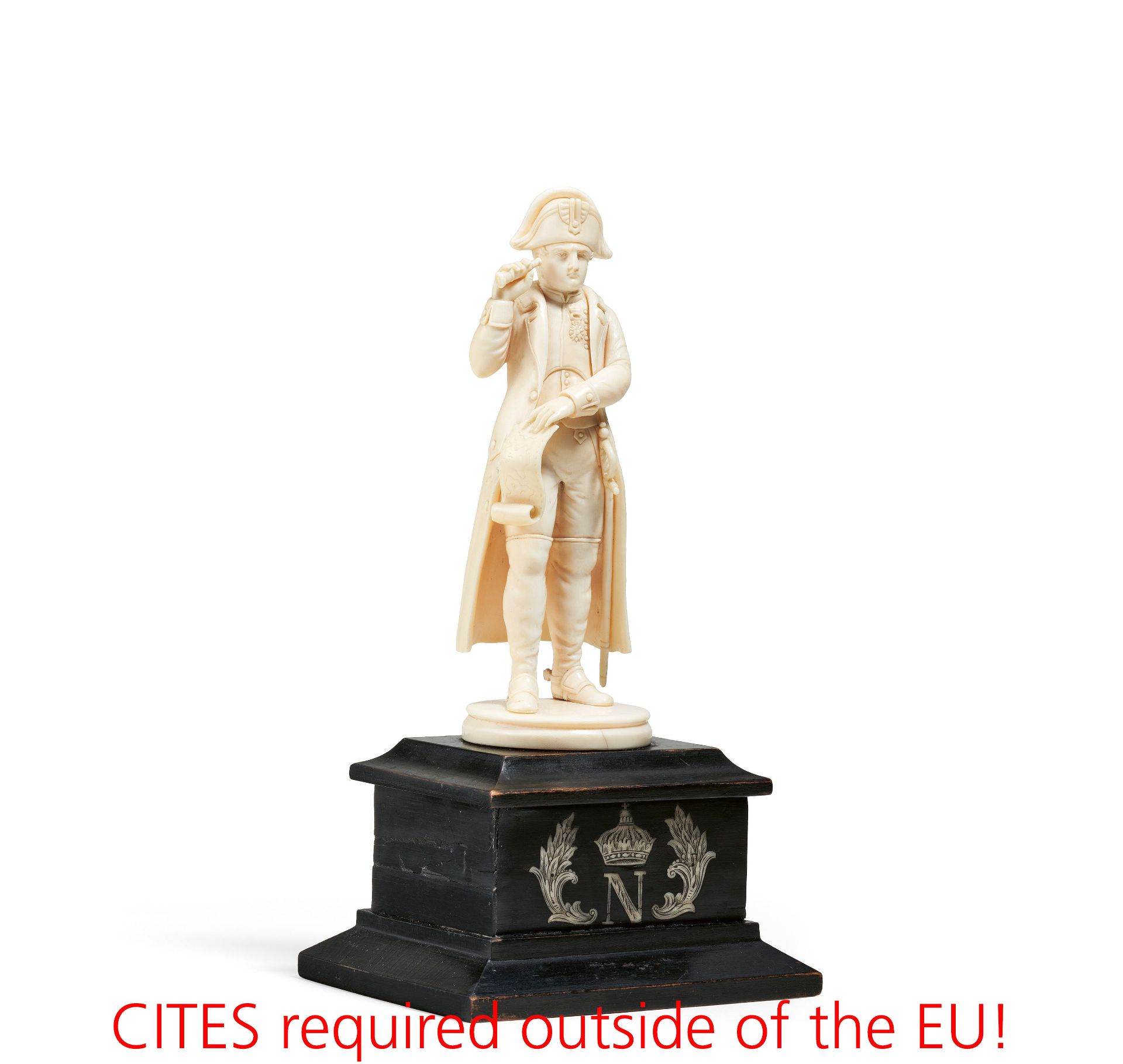 Ivory figurine of Napoleon Bonaparte