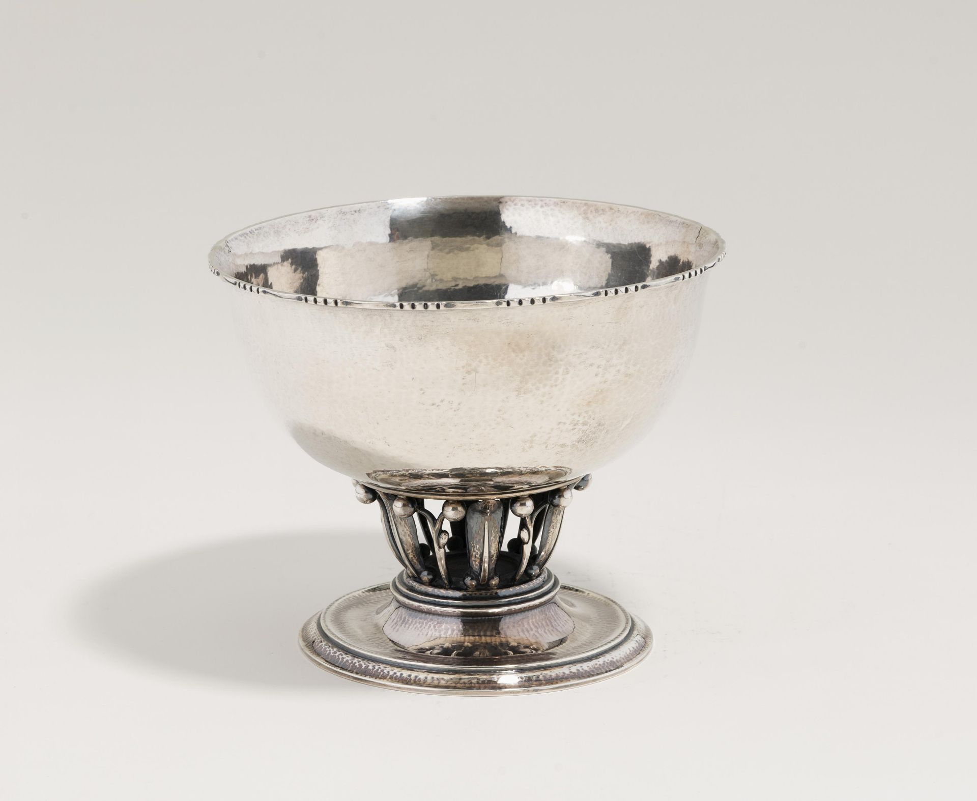 Footed silver bowl "Louvre" - Image 4 of 8