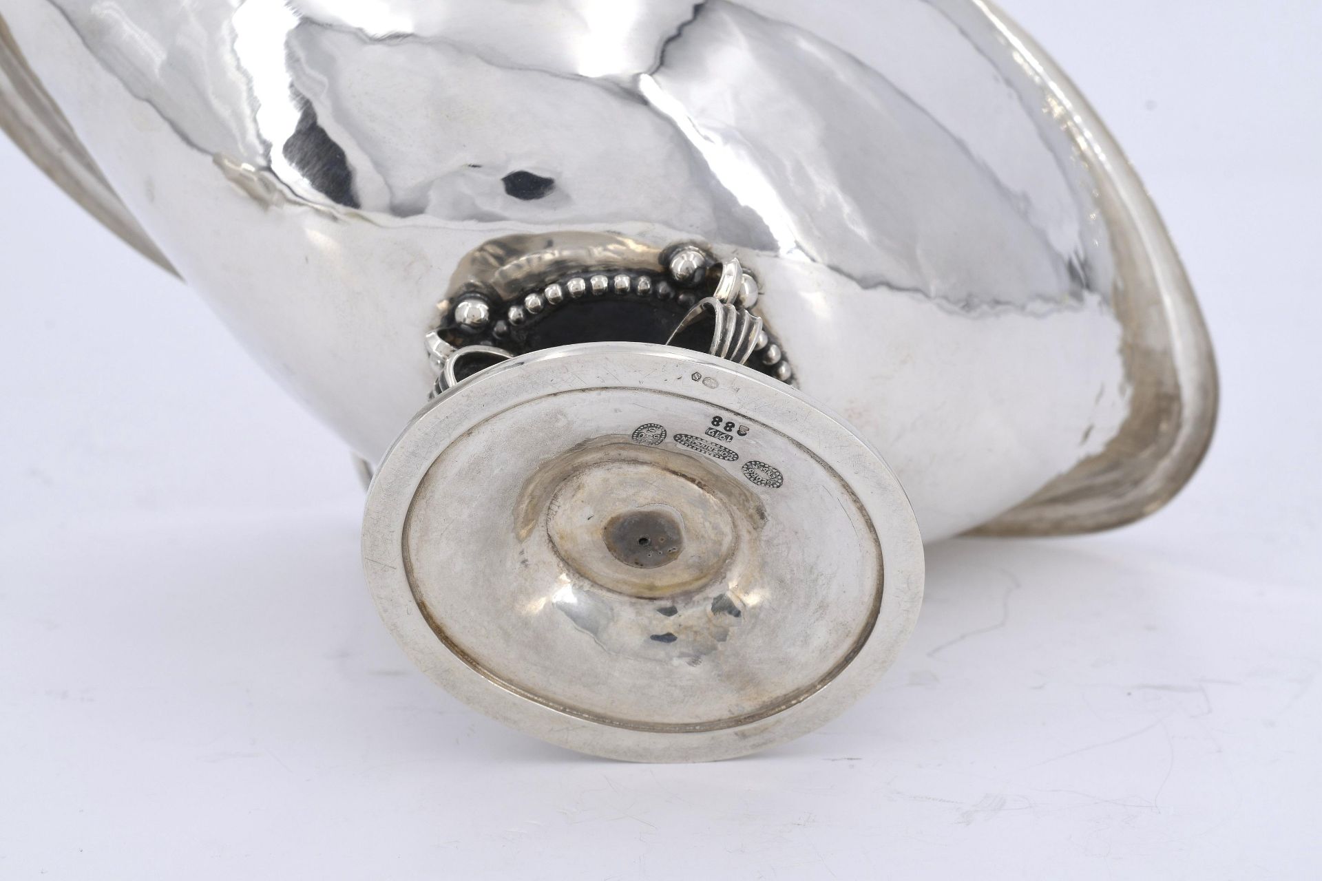 Silver gravy boat and sauce spoon - Image 6 of 8