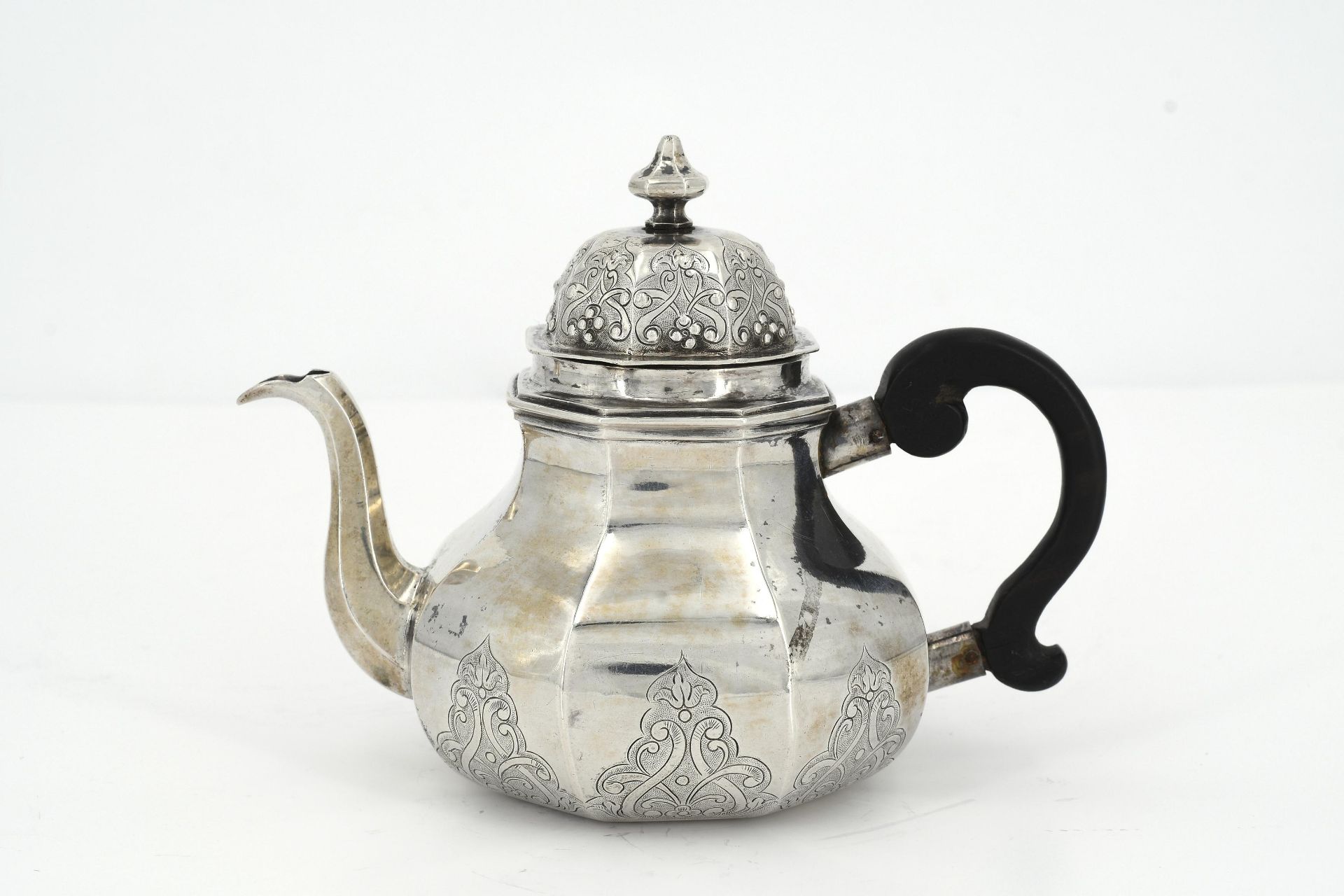 Régence silver tea pot - Image 2 of 7