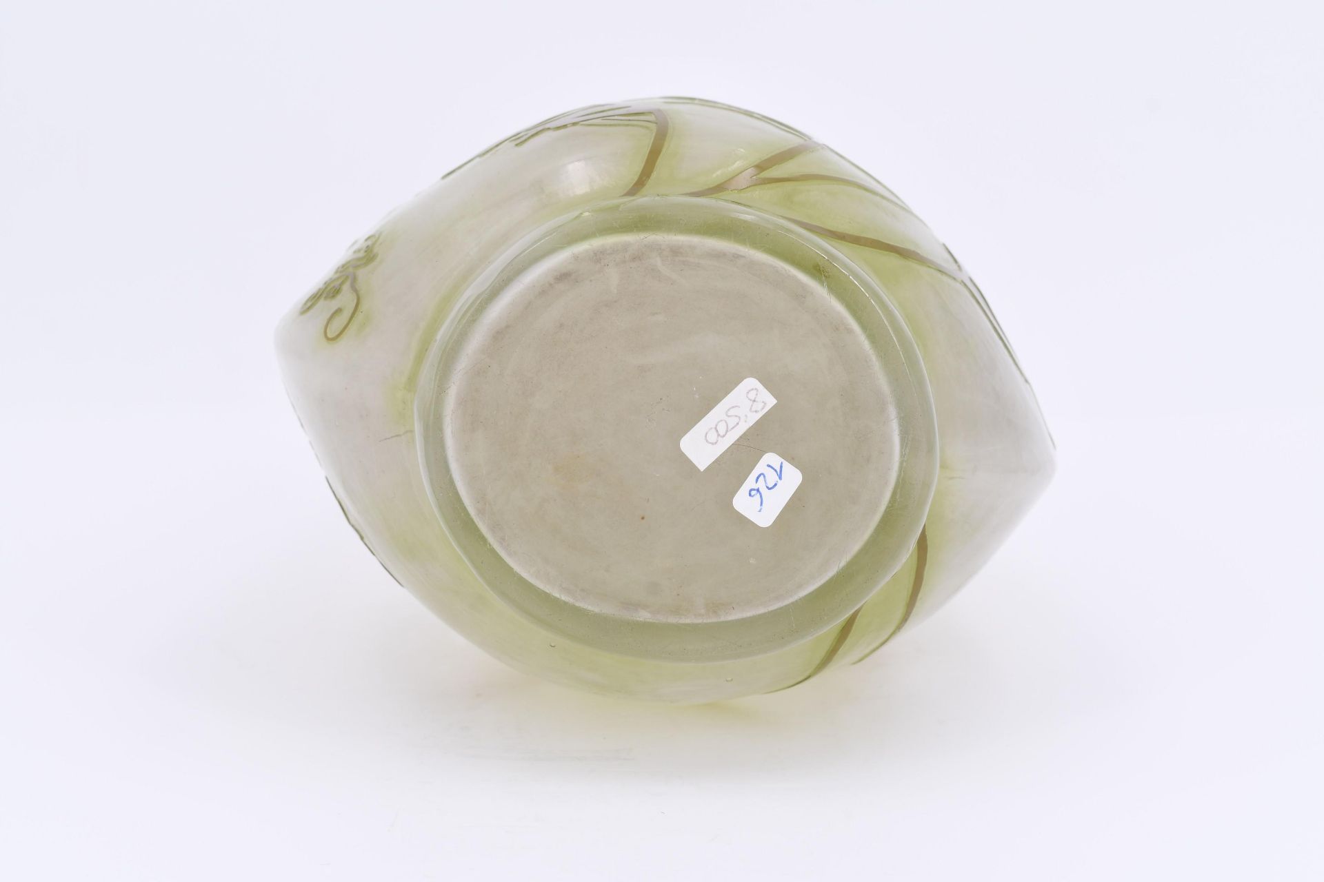 Small glass vase with floral décor - Image 13 of 13