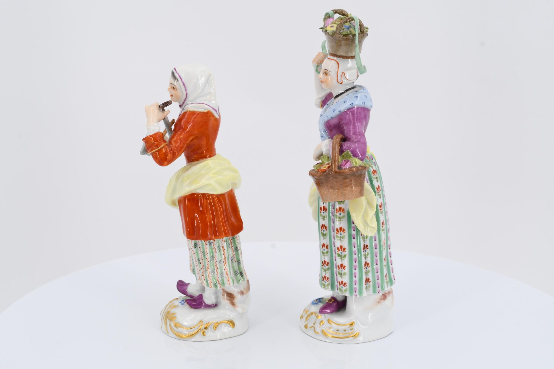12 porcelain figurines from a series "Cris de Paris" - Image 13 of 27