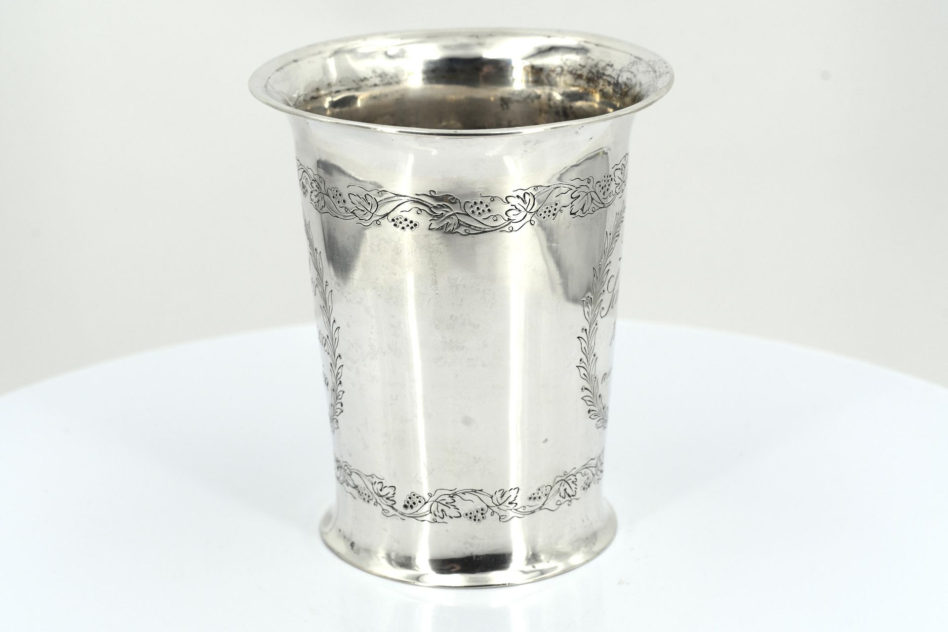 Silver marksmen's beaker of the "Voerder marksmen's club" - Image 5 of 7