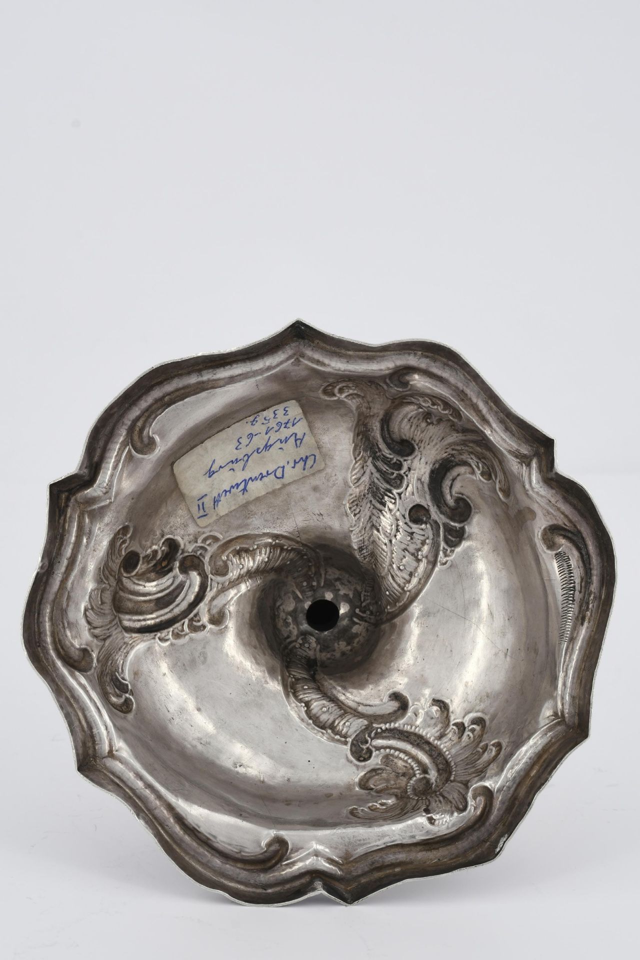 Rococo silver candlestick - Image 6 of 7