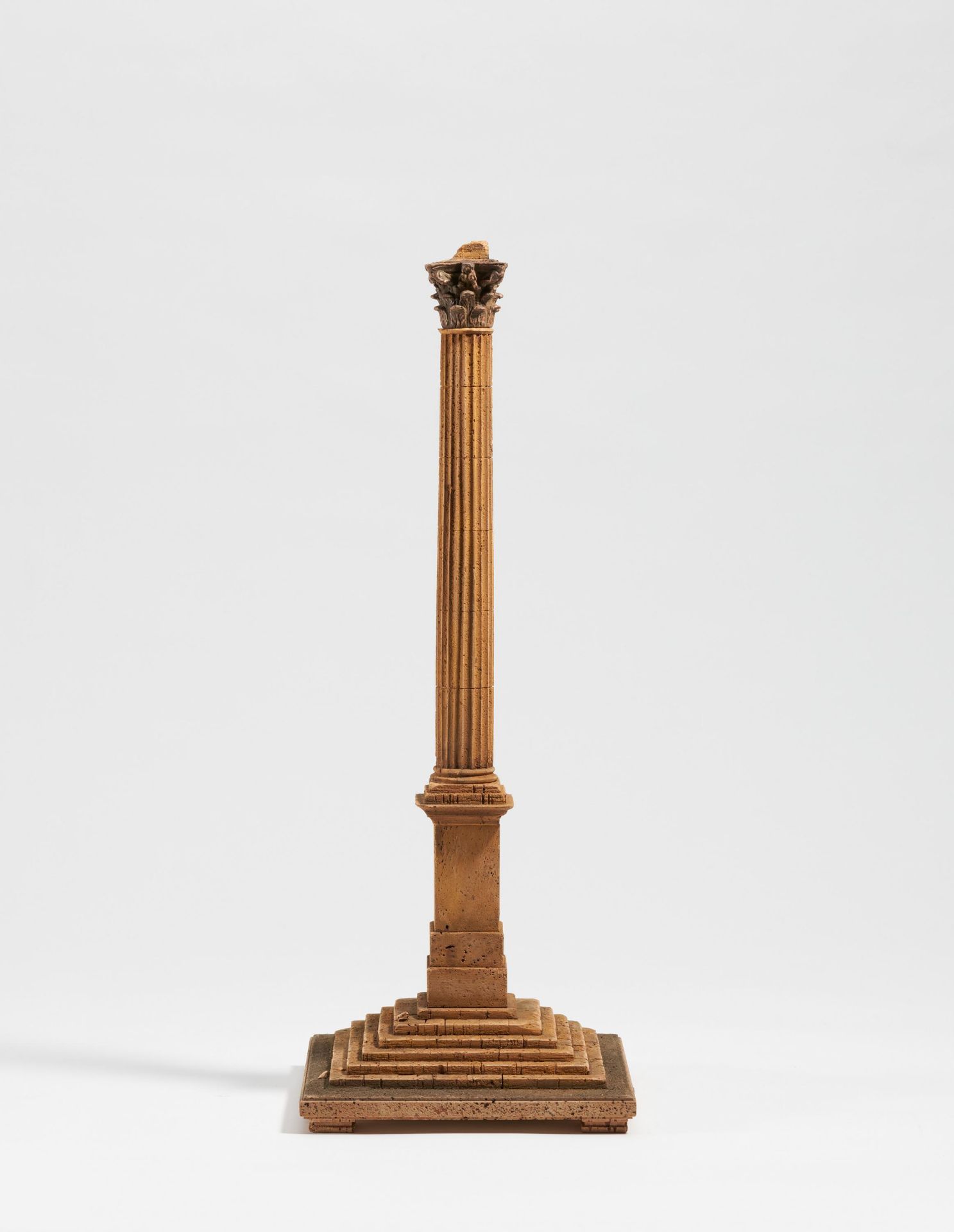 Cork model of the Phocas Column in Rome - Image 2 of 4