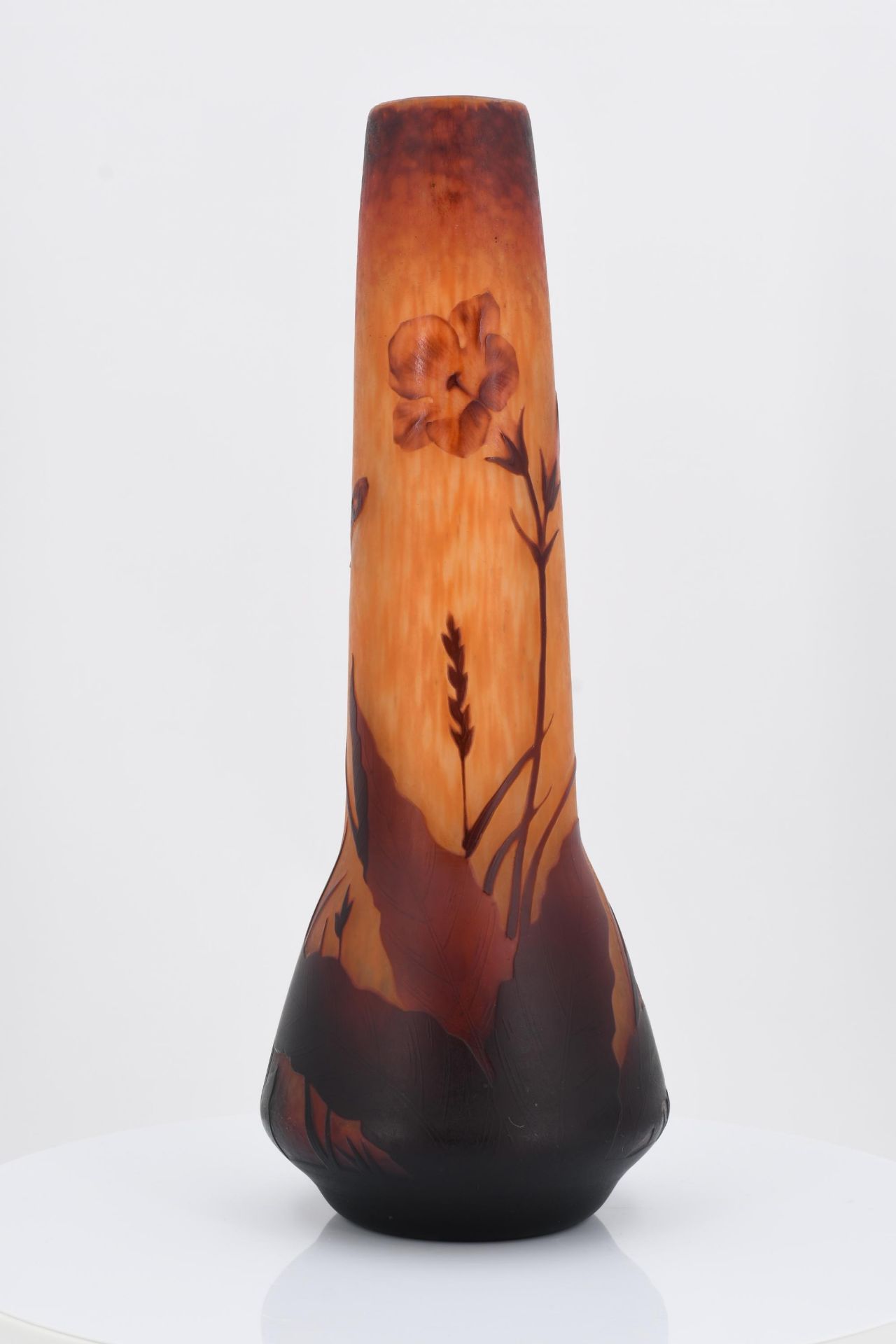 Glass vase "Bignones" - Image 5 of 7
