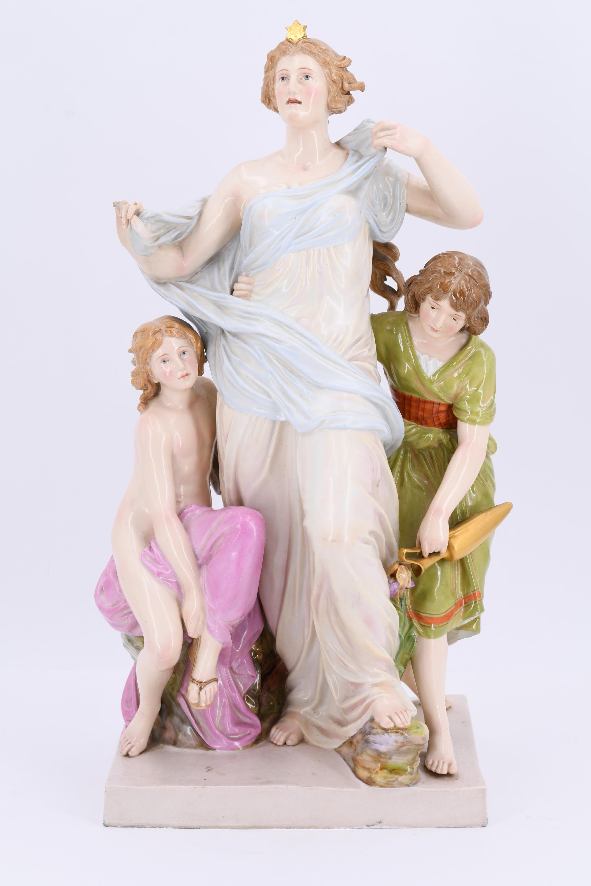 Porcelain allegory "Morning" - Image 2 of 7