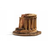 Korkmodell des Tempels der Vesta in Tivoli