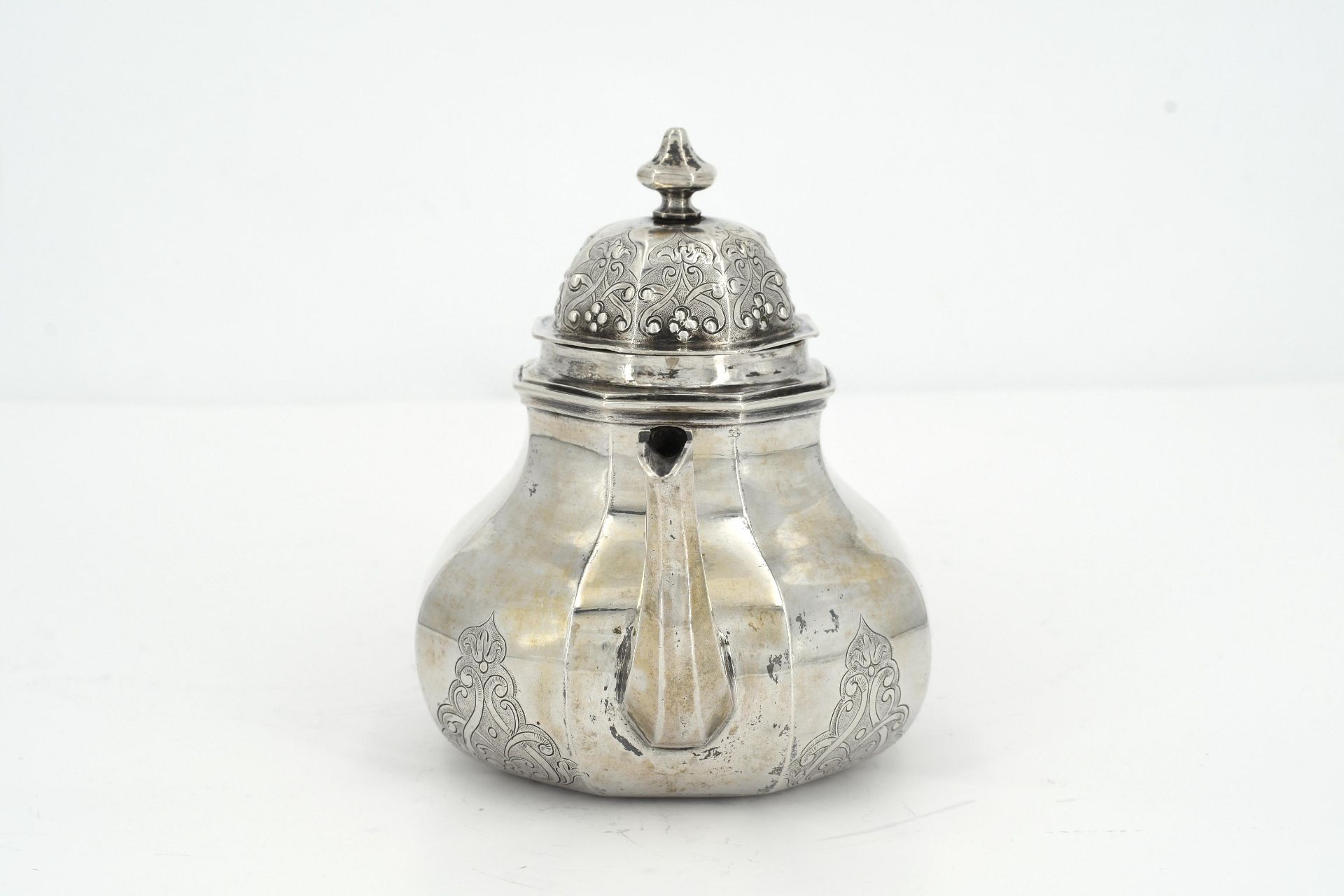 Régence silver tea pot - Image 3 of 7