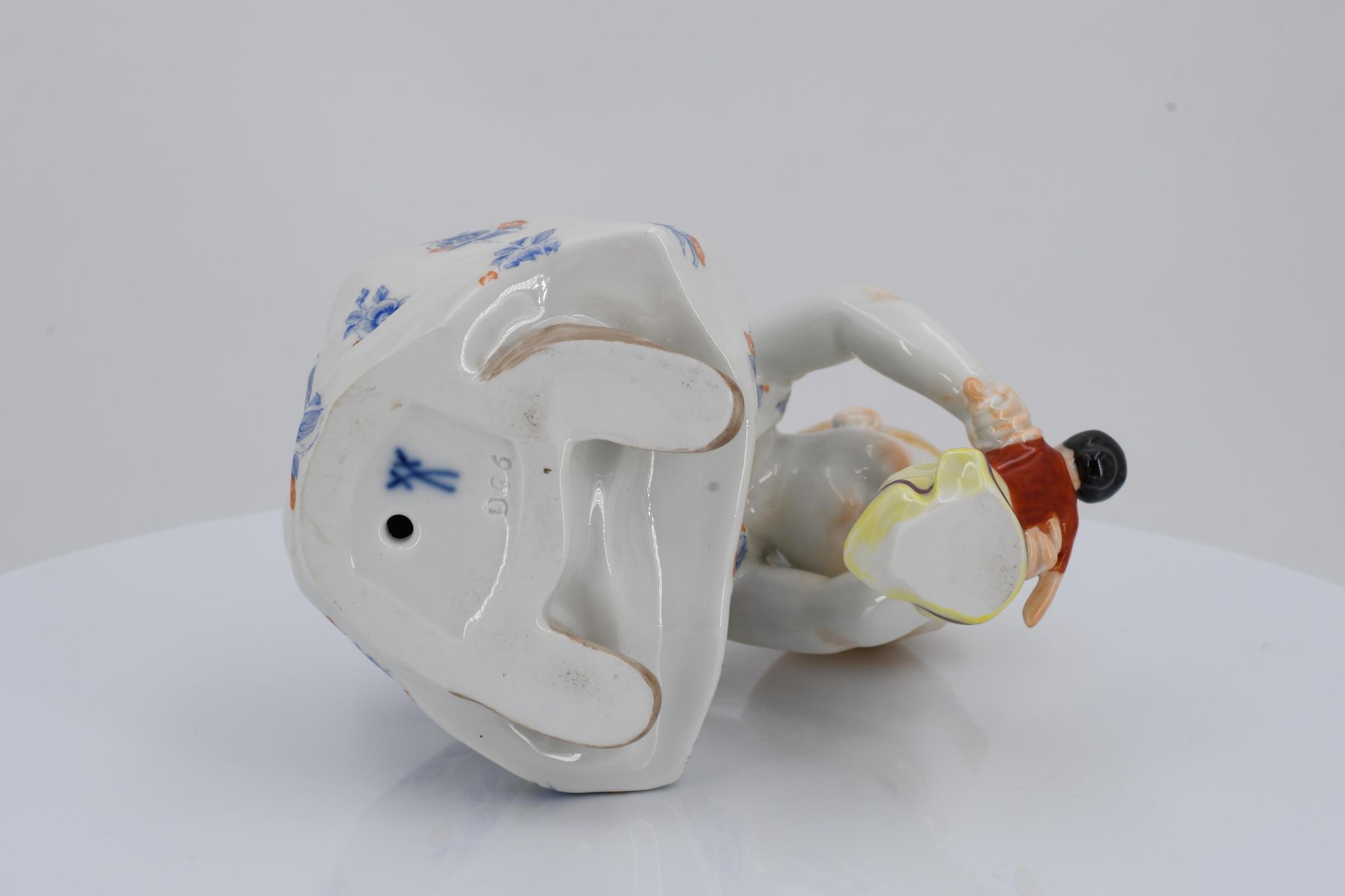 Porcelain figurine of child with doll - Image 6 of 6