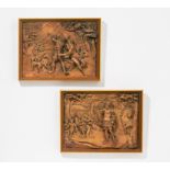 Paar Reliefs mit mythologischen Szenen