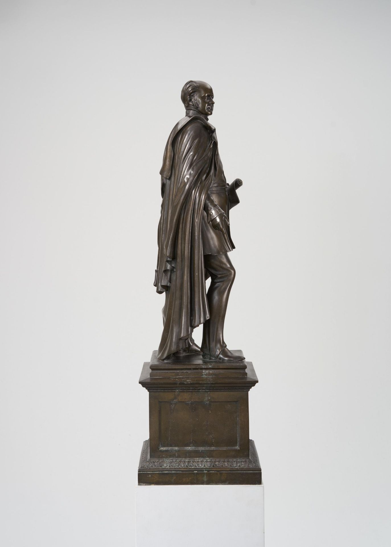 Carl Cauer 1828 Bonn - 1885 Bad Kreuznach: Statue of King Frederick William IV of Prussia - Image 4 of 12