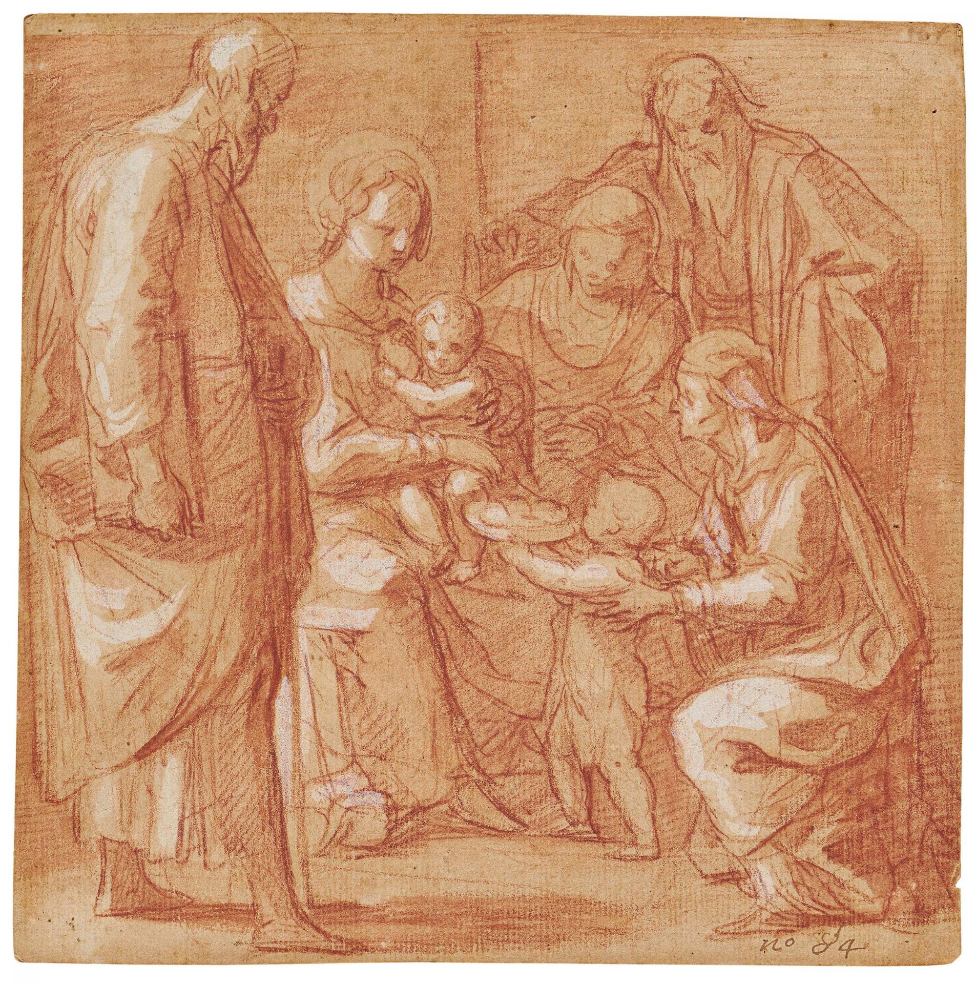 Tuscan School: Holy Family with Saints