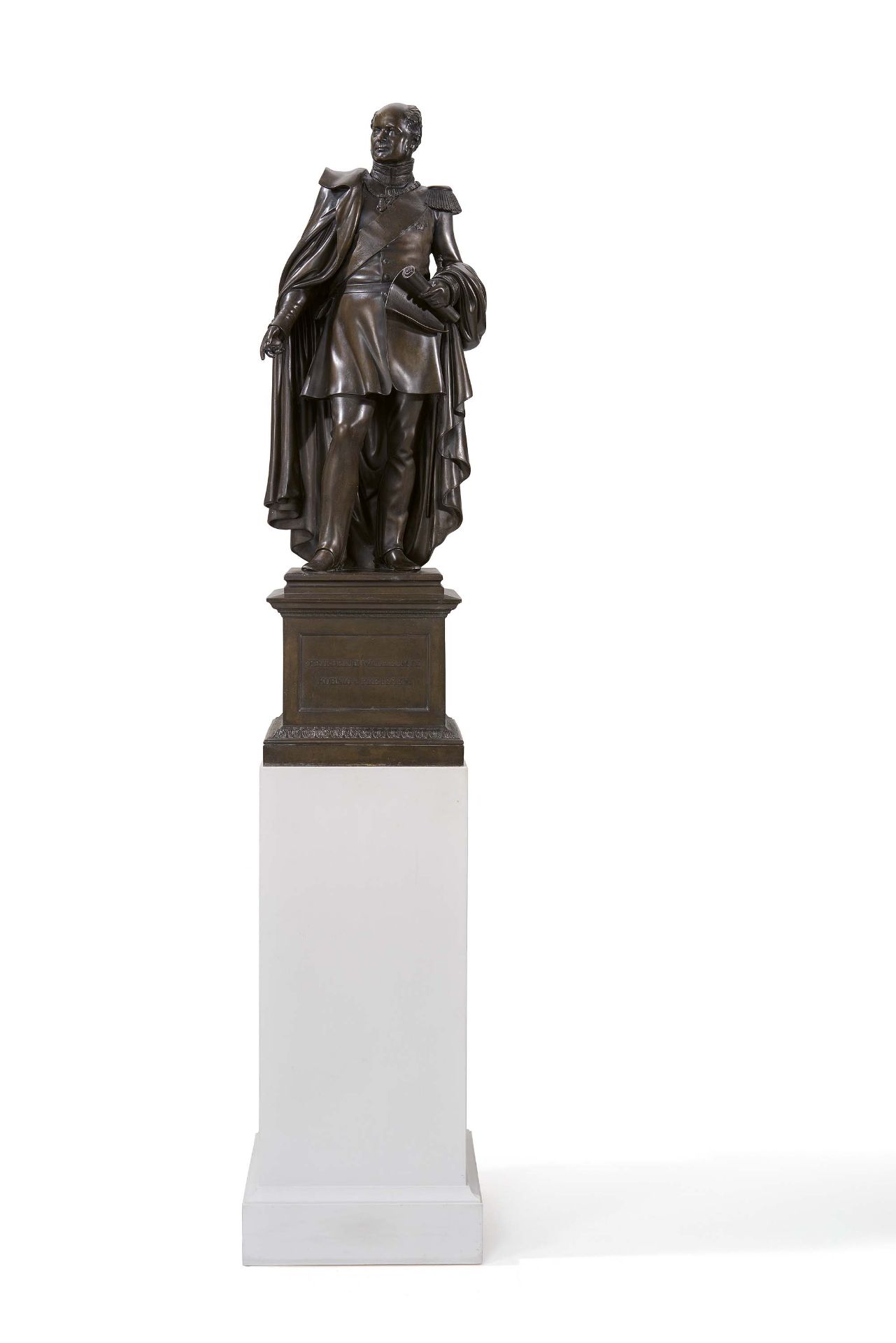 Carl Cauer 1828 Bonn - 1885 Bad Kreuznach: Statue of King Frederick William IV of Prussia