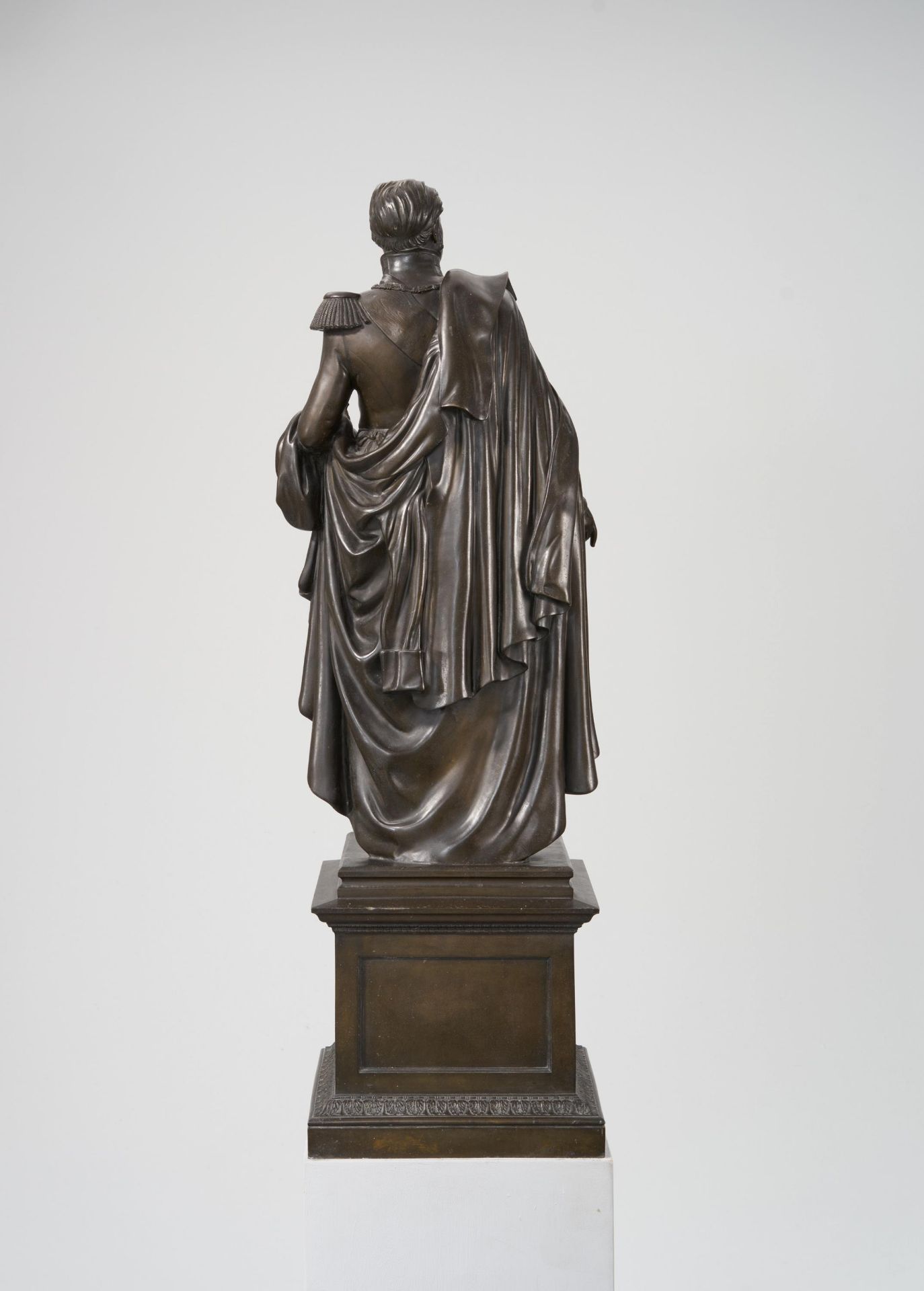 Carl Cauer 1828 Bonn - 1885 Bad Kreuznach: Statue of King Frederick William IV of Prussia - Image 3 of 12