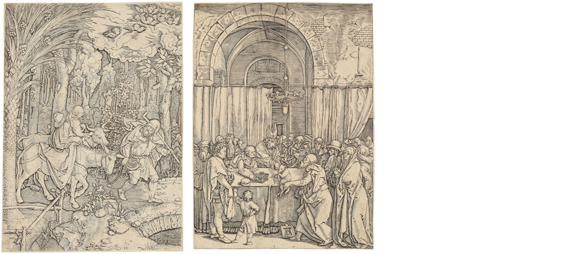 Marcantonio Raimondi ca. 1480 Molinella - 1534 Bologna: Life of the Virgin