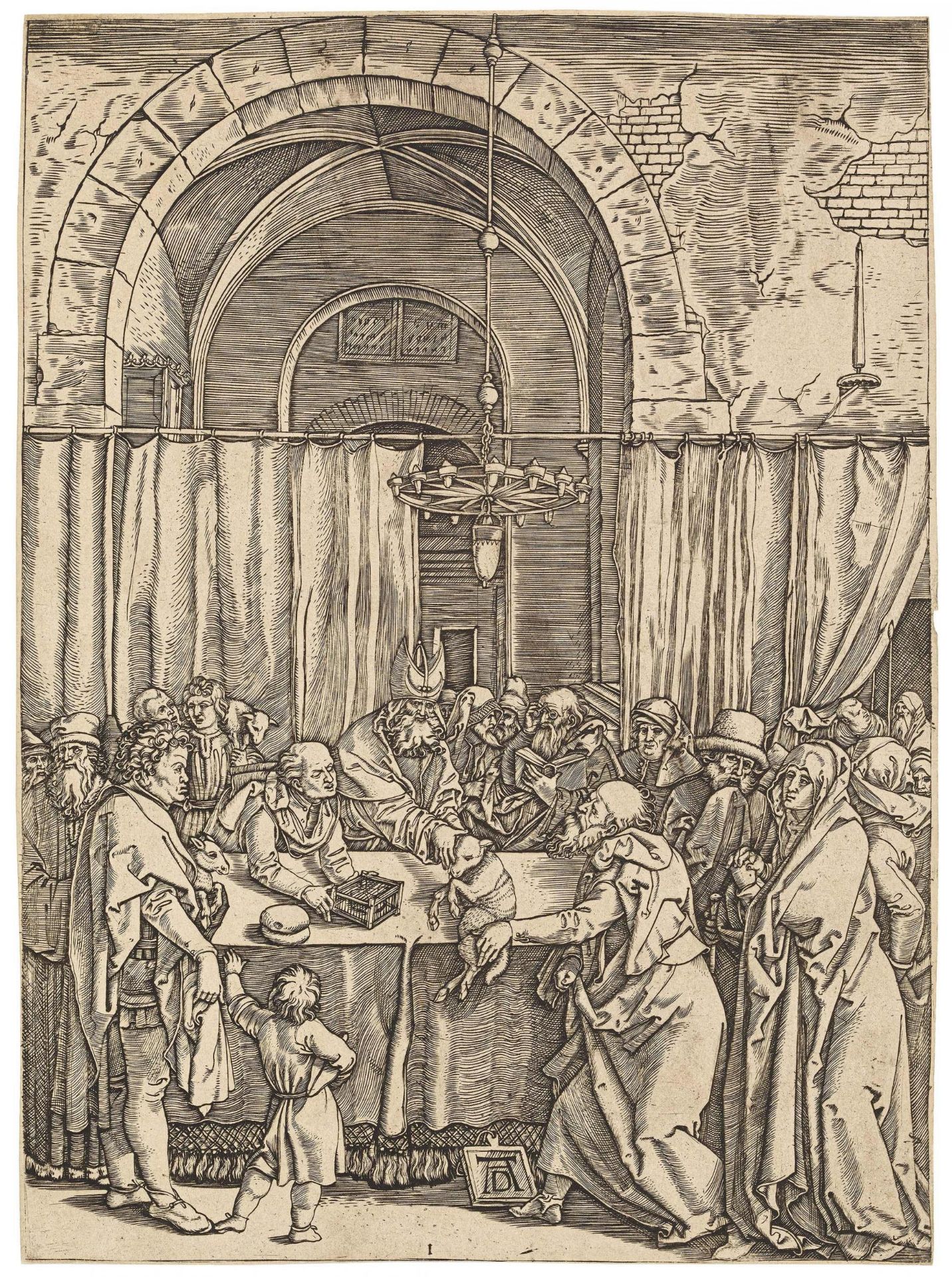 Marcantonio Raimondi ca. 1480 Molinella - 1534 Bologna: Life of the Virgin - Image 4 of 20