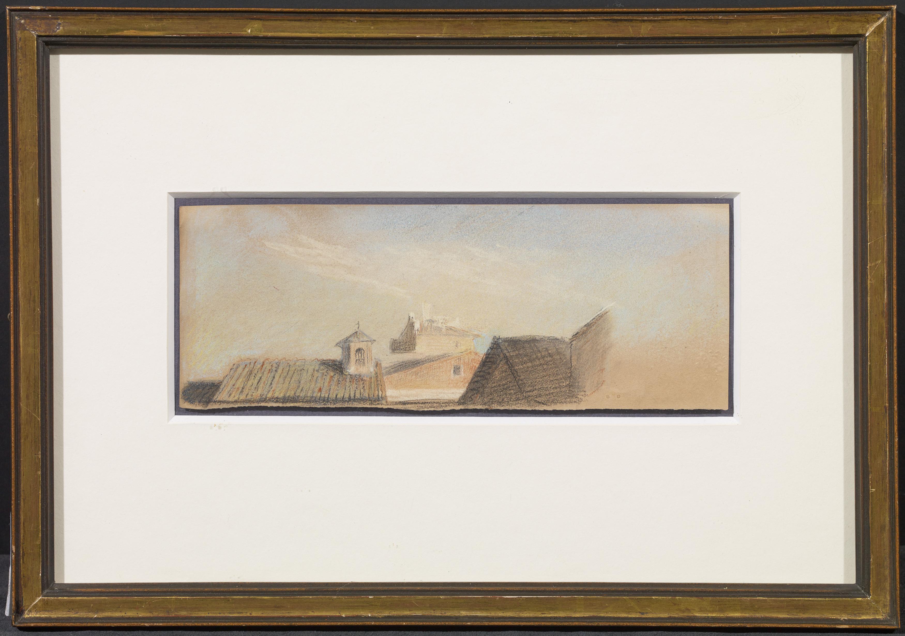 Unknown Artist: Study of the Sky above the Rooftops - Image 2 of 4