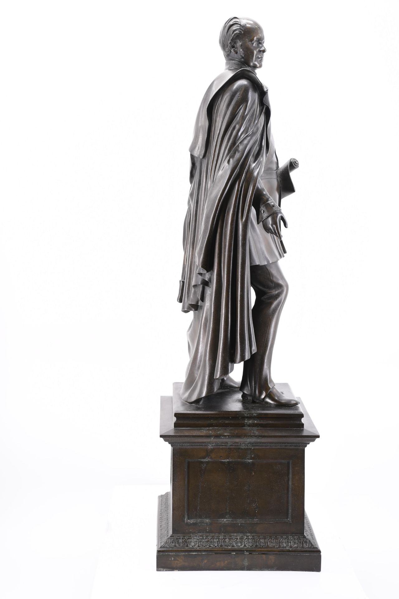 Carl Cauer 1828 Bonn - 1885 Bad Kreuznach: Statue of King Frederick William IV of Prussia - Image 9 of 12